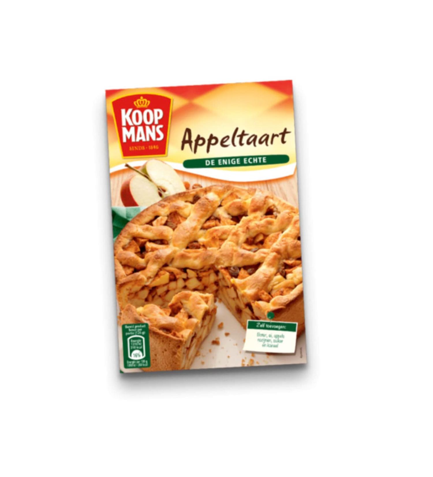Koopmans Mix For Apple Pie - Authentic Dutch Apple Tart - Easy-to-Use Mix From ART Food Store - Delicious Appeltaart