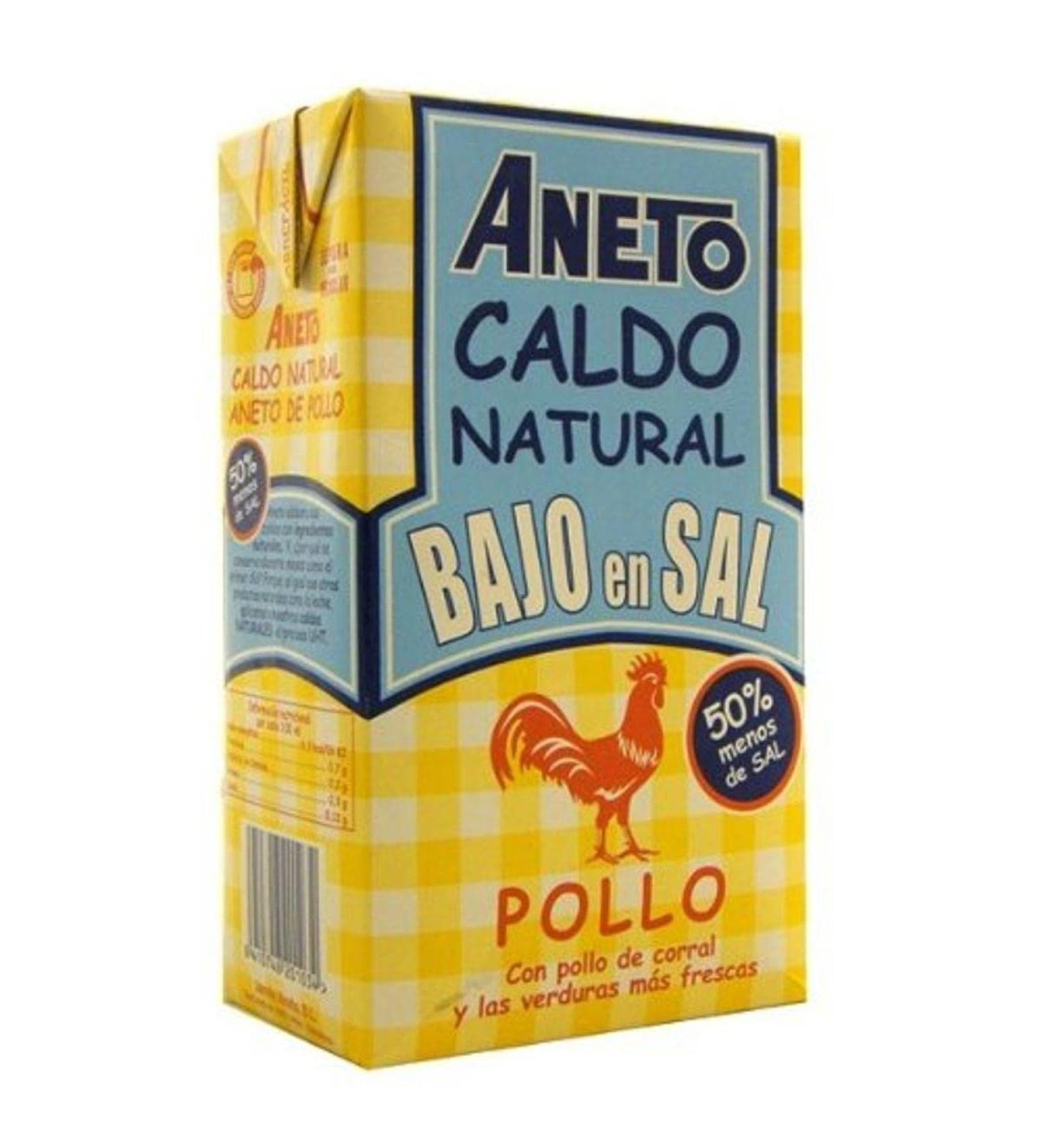 ANETO - Faible teneur en sel POULET 1L de bouillon. ANETO