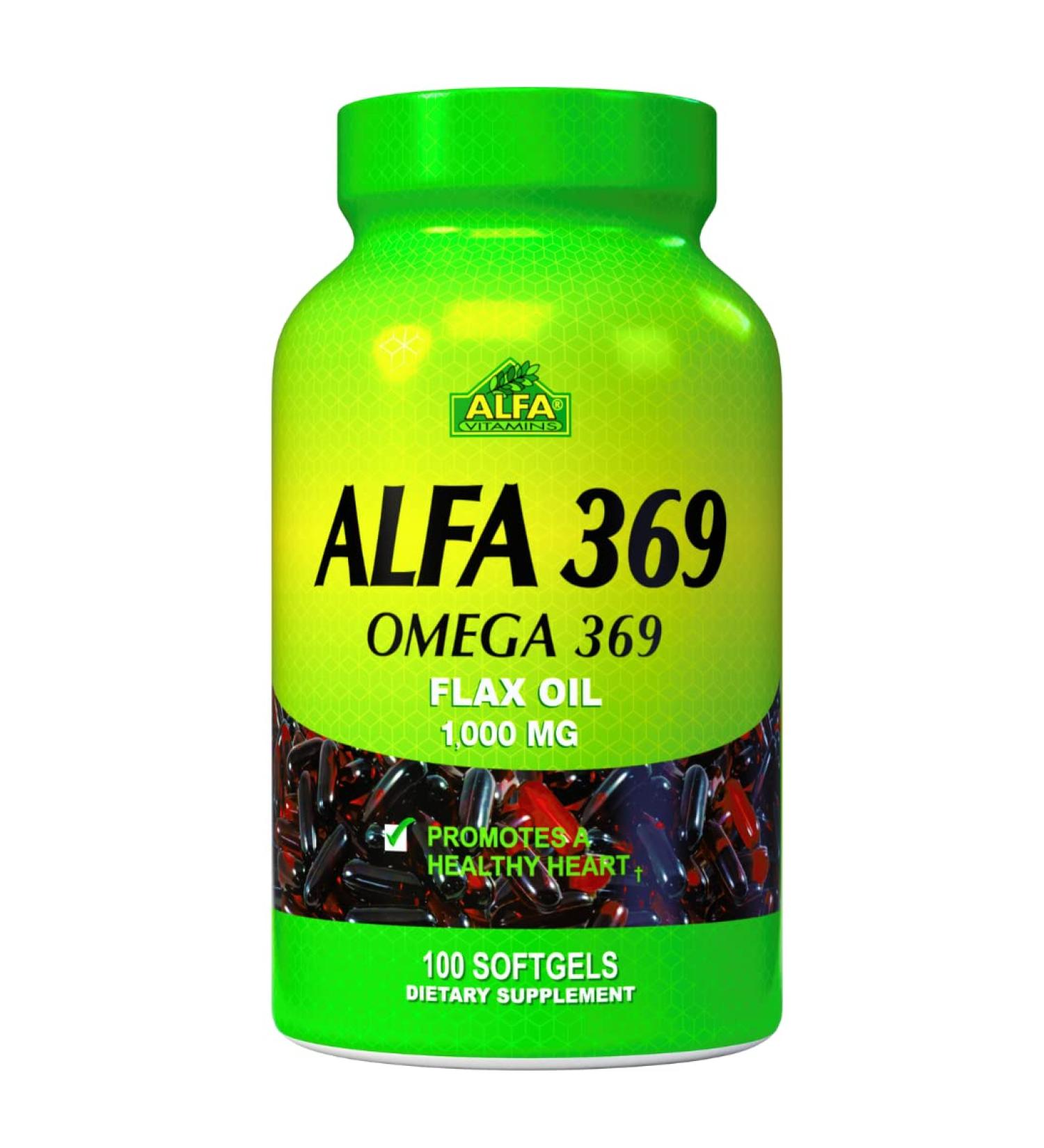 Alfa Vitamins Alfa 3-6-9 1000 Mg Supplement - 100 Count - Buy Online on GoSupps.com