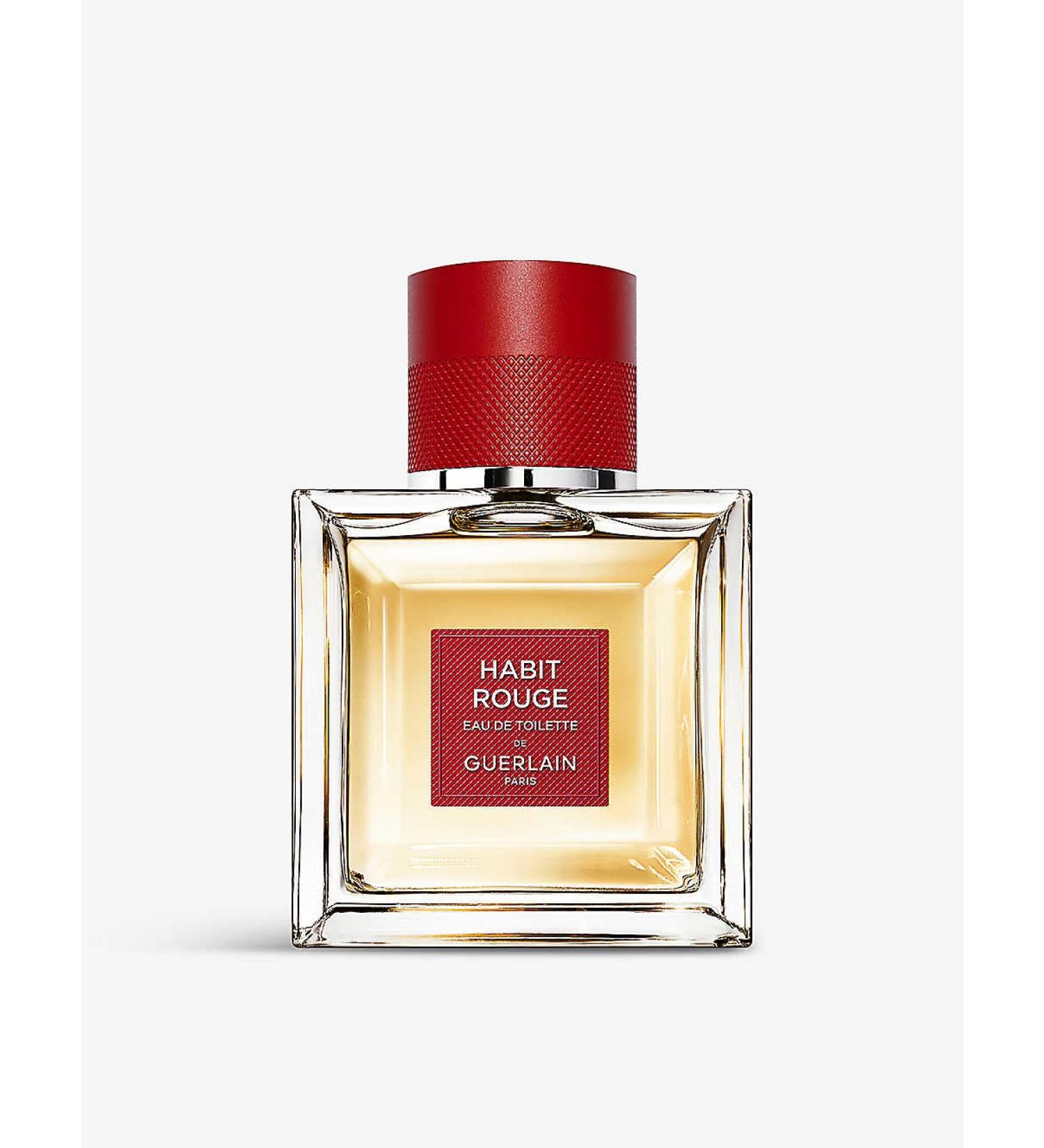 GUERLAIN Habit Rouge For Men Eau De Toilette Spray 3.4 Ounce - Buy Online on GoSupps.com