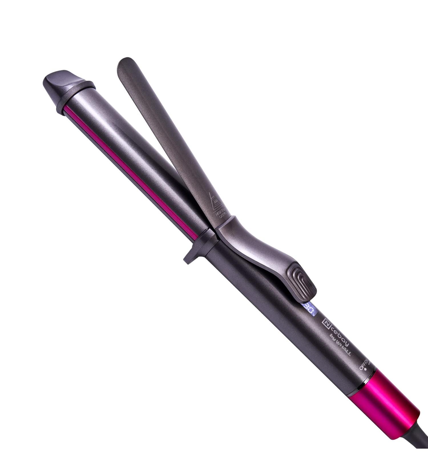 Nicebay 1 1/4 Inch Ceramic Coated Hair Curling Wand - Professional Curler up to 430F - Worldwide Voltage - 60 Mins Auto Off - Buy Online on GoSupps.com