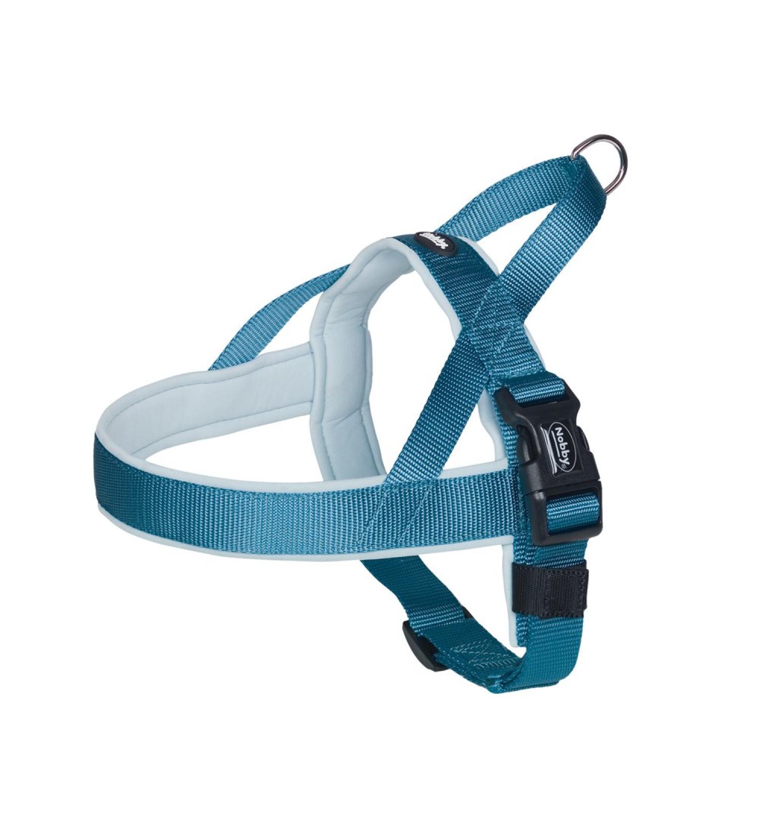 Nobby Norwegian Classic Preno Harness - Light Blue Size L (75-98 cm + 62 cm) 40/45 mm - Durable & Comfortable for All Breeds - Buy Online on GoSupps.com