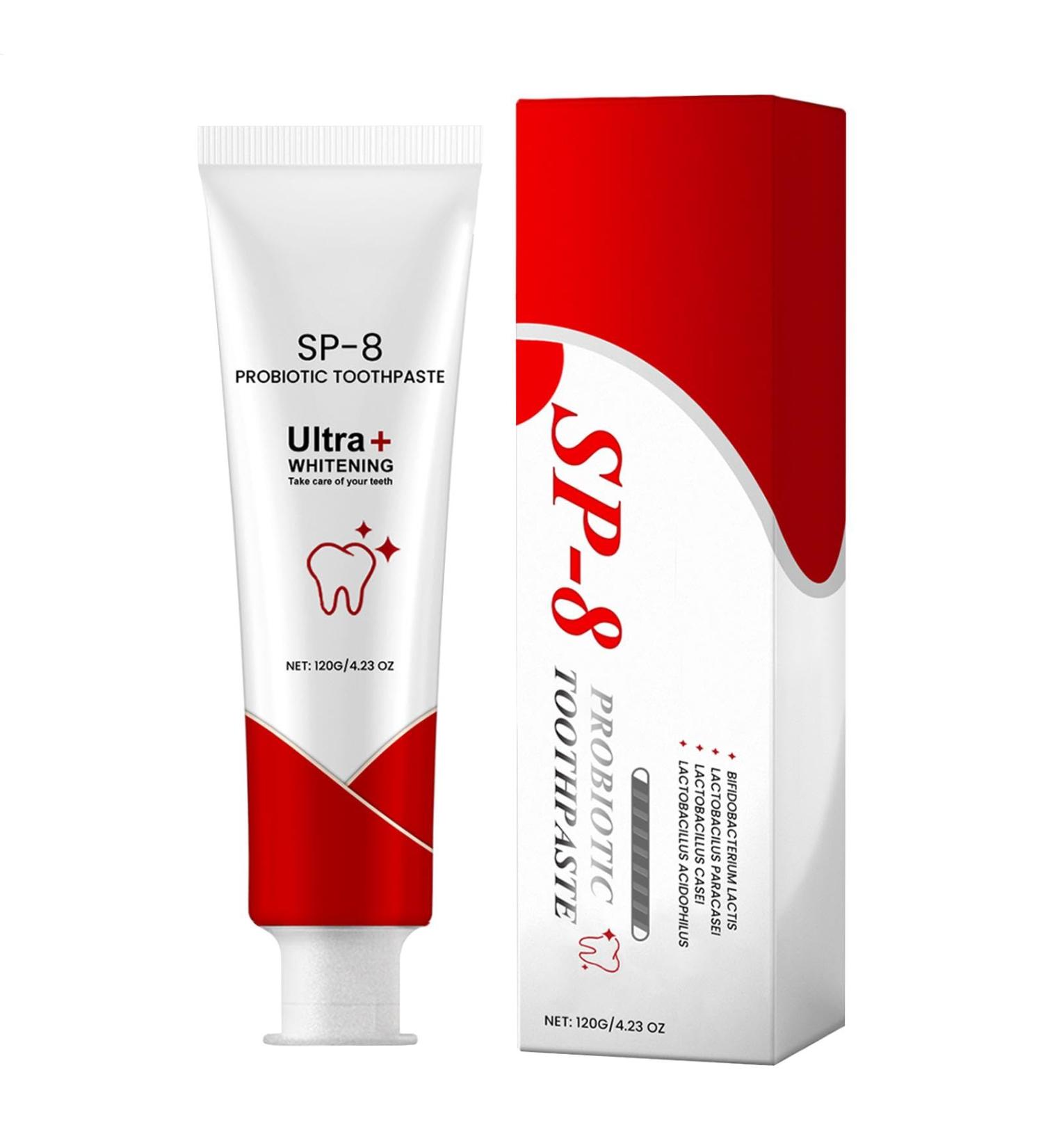  Ziennhu Probiotic Toothpaste | 120g Teeth Whitening - Hydroxyapatite Toothpaste - Breath Freshening Gum Health Gentle Wellness Toothpaste - Hydroxy - Buy Online on GoSupps.com