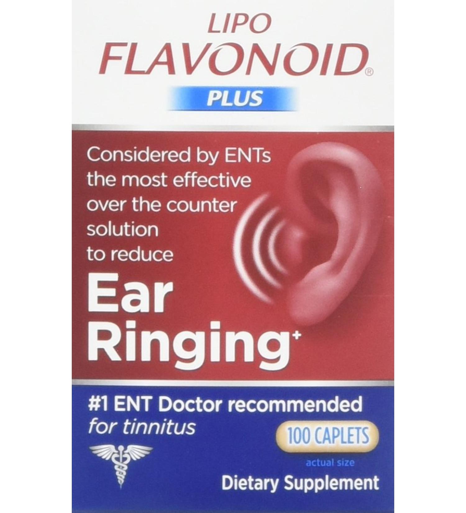 Lipo-Flavonoid Plus Dietary Supplement for Ear Health - 100 Count (Pack of 2) - Buy Online on GoSupps.com