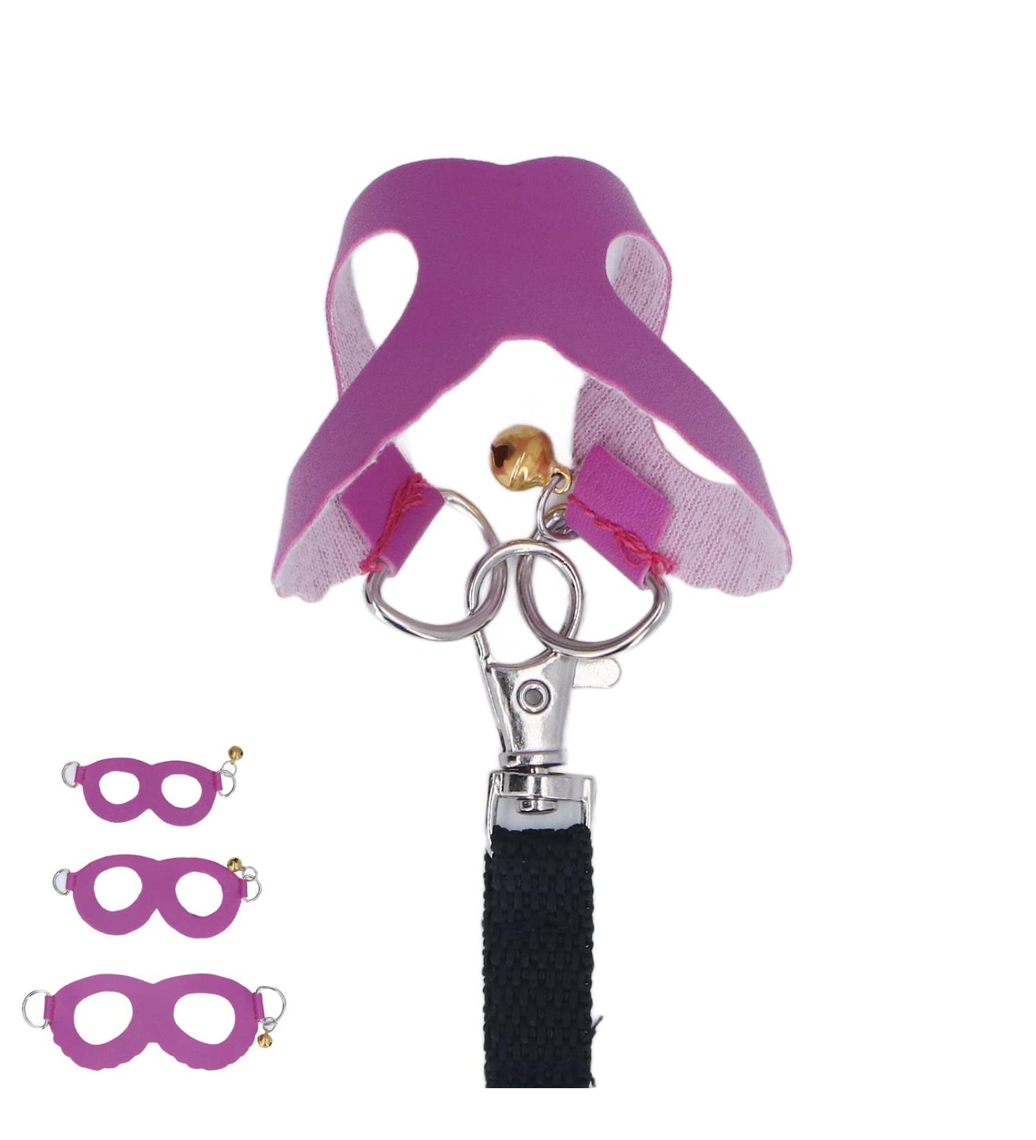 Shop Asixxsix Purple Dishwear & Leash Set for Hamsters Guinea Pigs & Ferrets - 3 Sizes Synthetic Leather Crockery & Nylon Line - Buy Online on GoSupps.com
