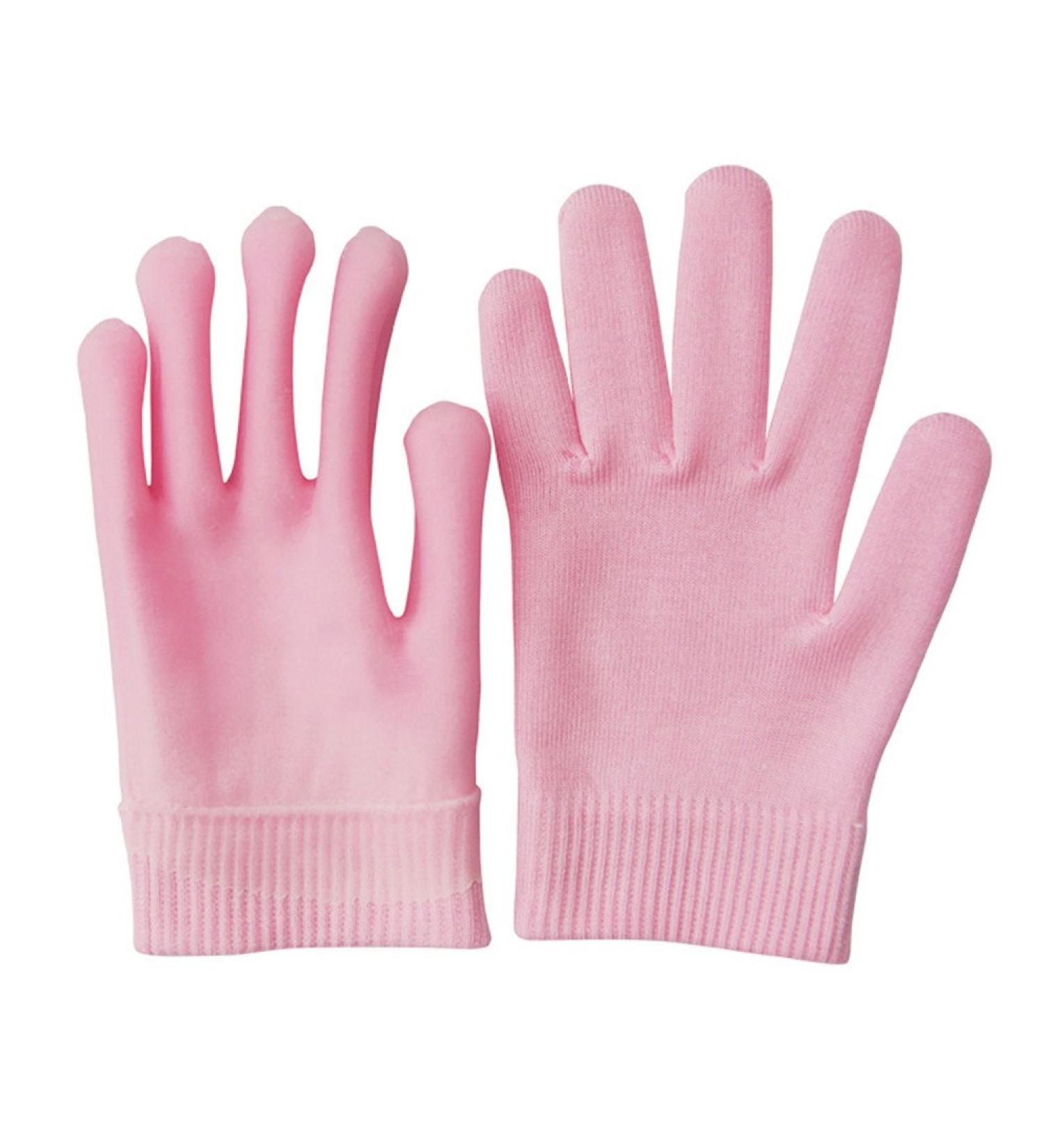 Pinkiou Moisturizing Gloves for Dry Hands | Cotton Silicone Gel Inside | Overnight Hand Treatment | Softening and Moisturizing | Pink - Buy Online on GoSupps.com