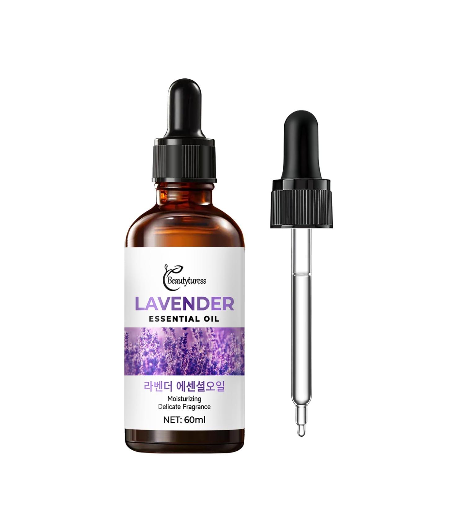Lavender Essential Oil - 100% Pure & Natural Therapeutic Grade for Aromatherapy Diffuser Skin & Hair Care - Relaxing & Calming Scent for Sleep Support - Large 60 mL Glass Bottle with Dropper Lavender 1 Fl Oz (Pack of 1) - Buy Online on GoSupps.com