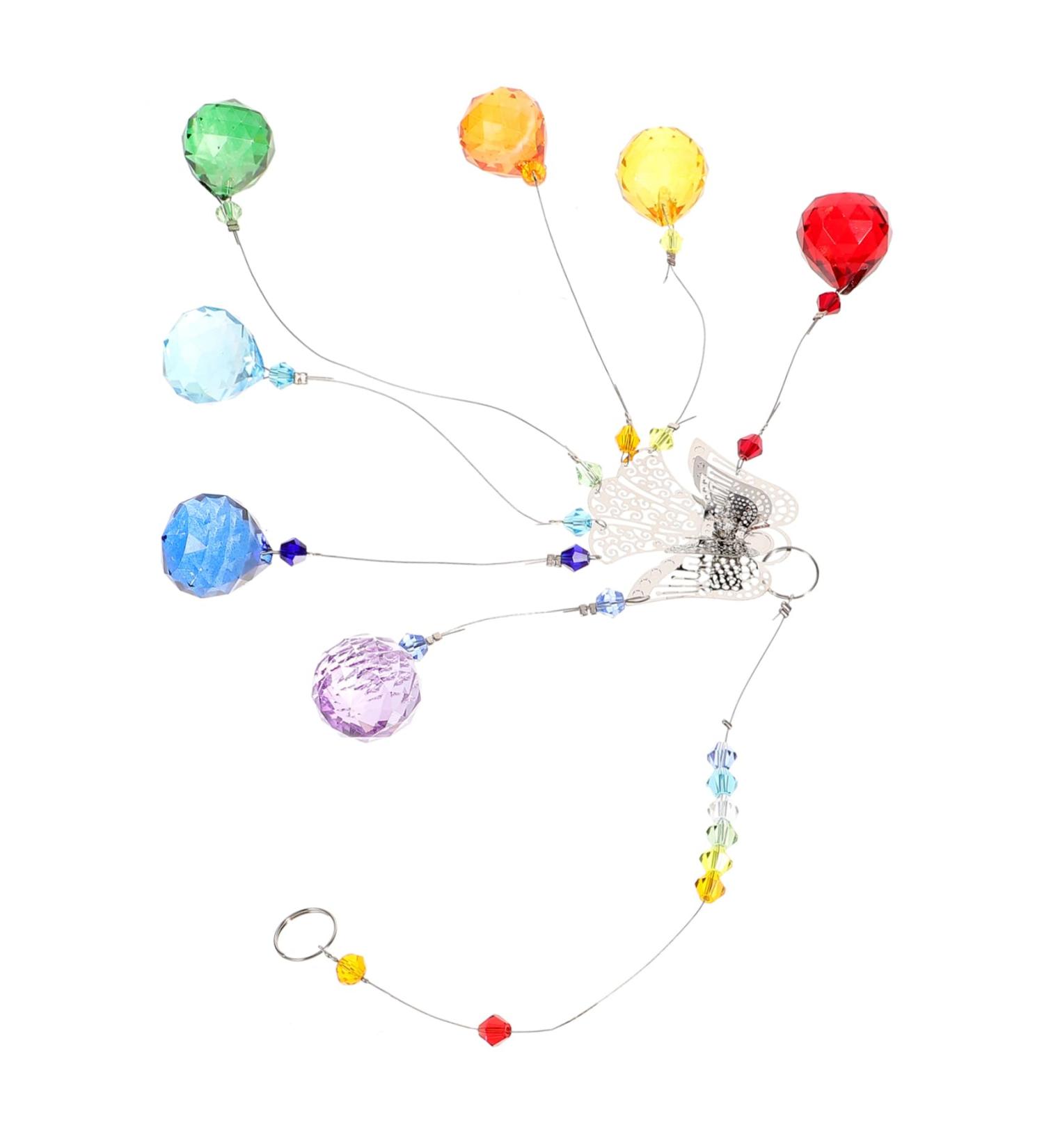 ABOOFAN 1pc Hanging Window Crystals Crystal Drop Crystal Decor Life Tree Car Pendant Variety Lighting Ball - Buy Online on GoSupps.com