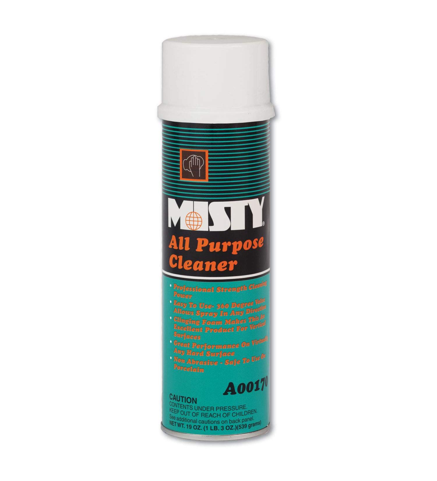 Misty Green All-Purpose Cleaner 19-oz. Aerosol Can 12 Cans per Carton (AEPA16920CT)
