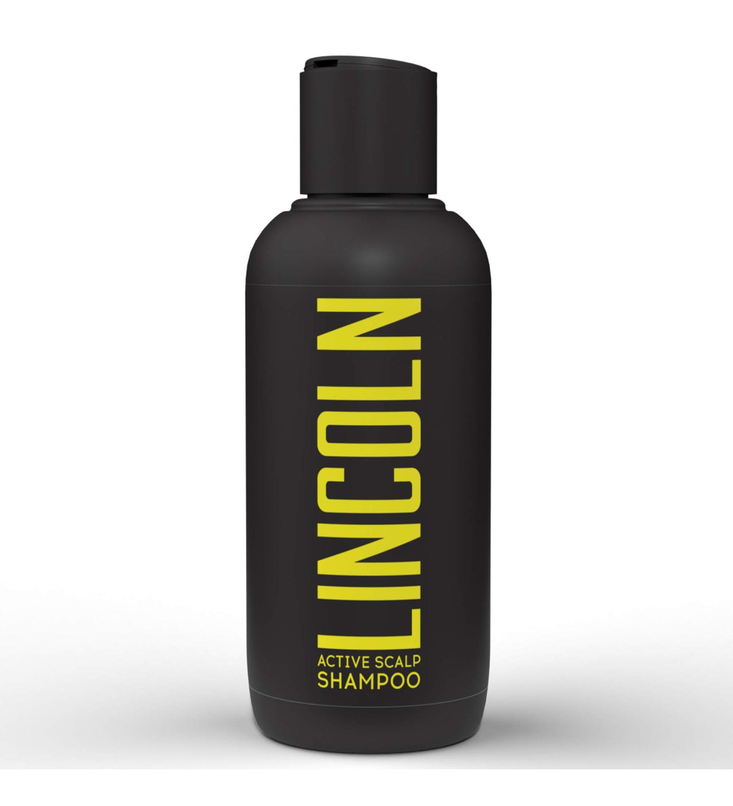 LINCOLN Charcoal Shampoo & Conditioner for Men - Anti-Dandruff & Hair Growth Formula - 250ml - Buy Online on GoSupps.com