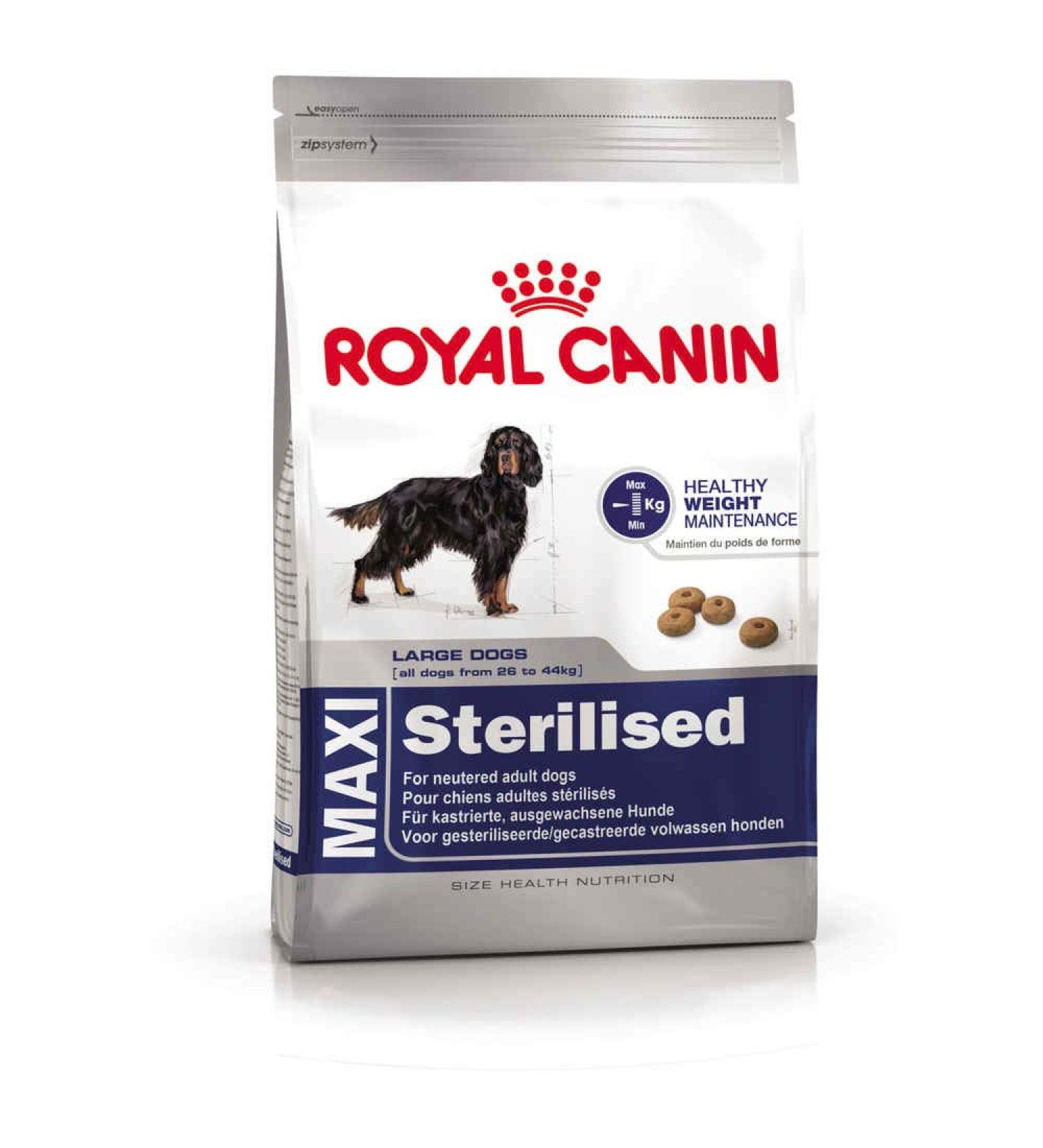 ROYAL CANIN Roybj Maxi Sterilised Dog Food 1 x 3 kg - Buy Online on GoSupps.com