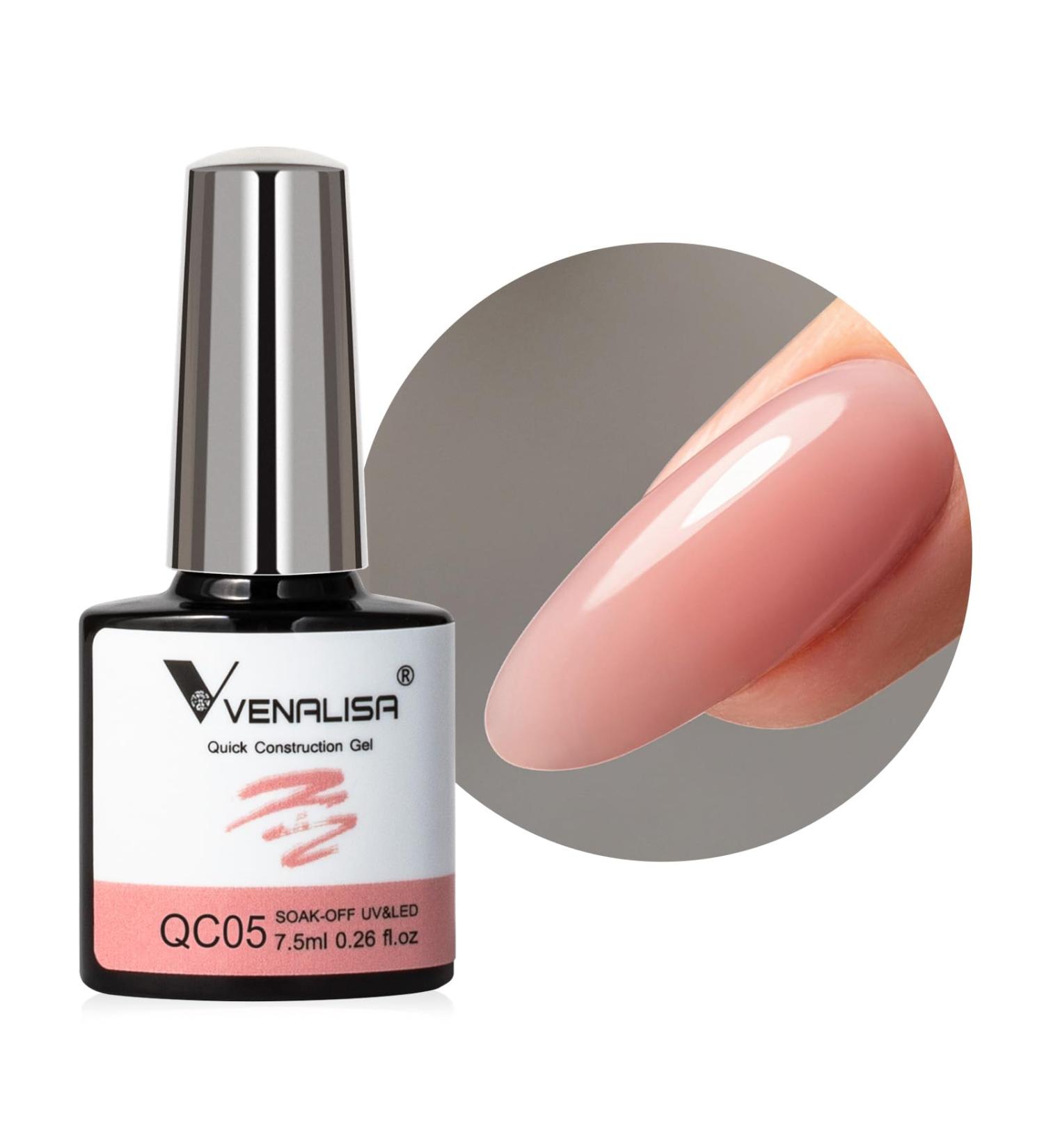 VENALISA Bulider Gel Quick Construction Base Gel Strengthener Gel Nail Polish Nude Pink Natural Color Poly Gel for Broken Nails Repair Nails QC05 - Buy Online on GoSupps.com