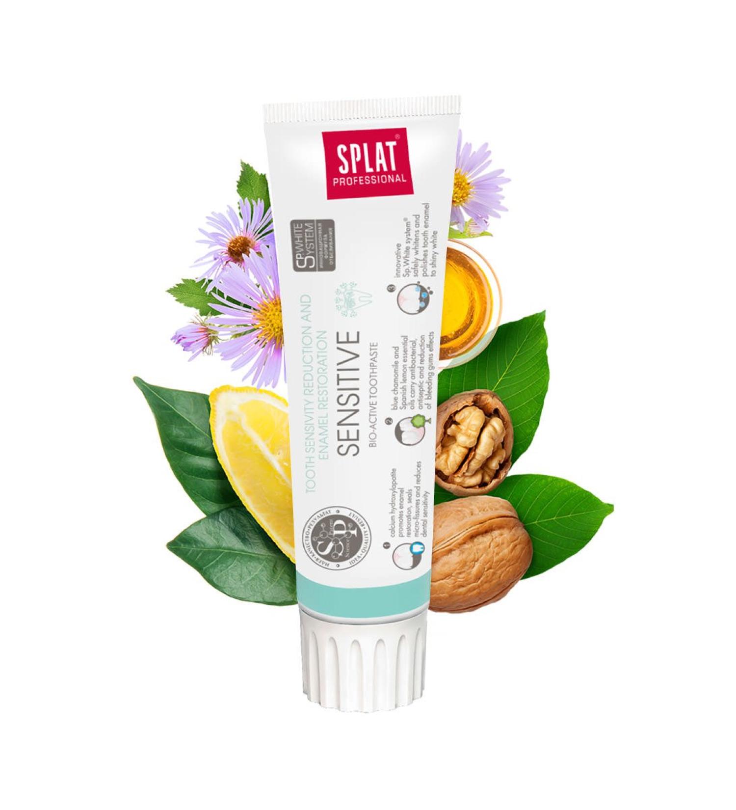 Splat Sensitive Bioactive Toothpaste - Gentle Care for Sensitive Teeth | Shop Internationally - Buy Online on GoSupps.com