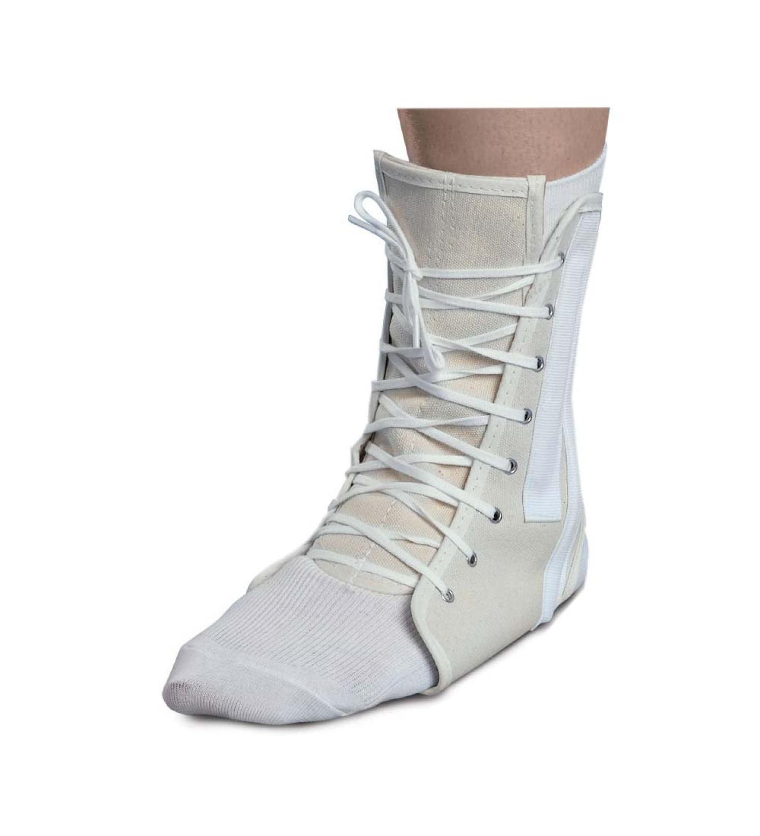 ORT-CAS00000L Ankle Canvas Lace Up with Stays Large