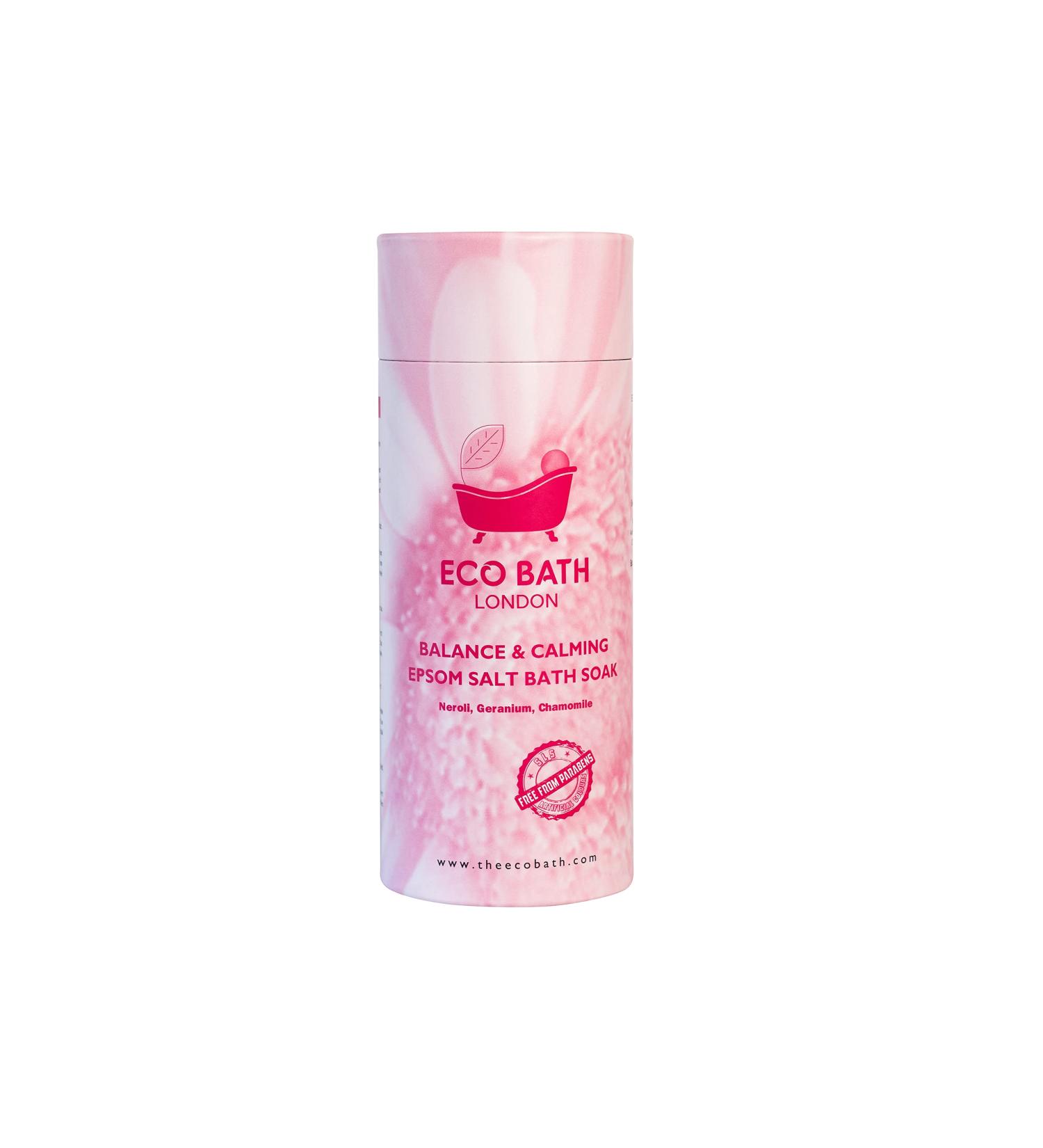 Eco Bath London Balance & Calming Epsom Salt Bath Soak 1kg - White | Pack of 1 - Buy Online on GoSupps.com