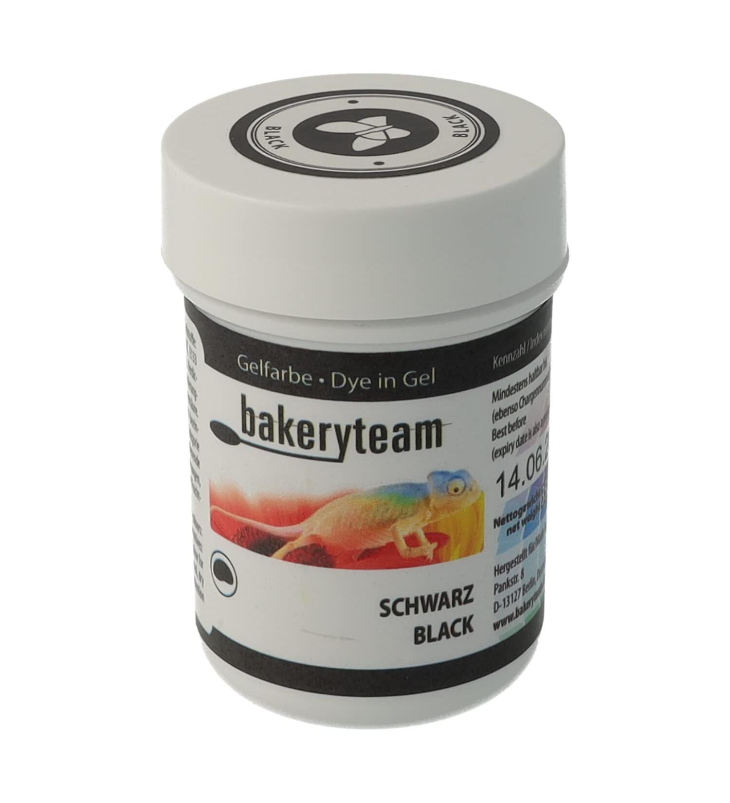 bakeryteam Food Coloring Icing Color Gel Color Black 35 g