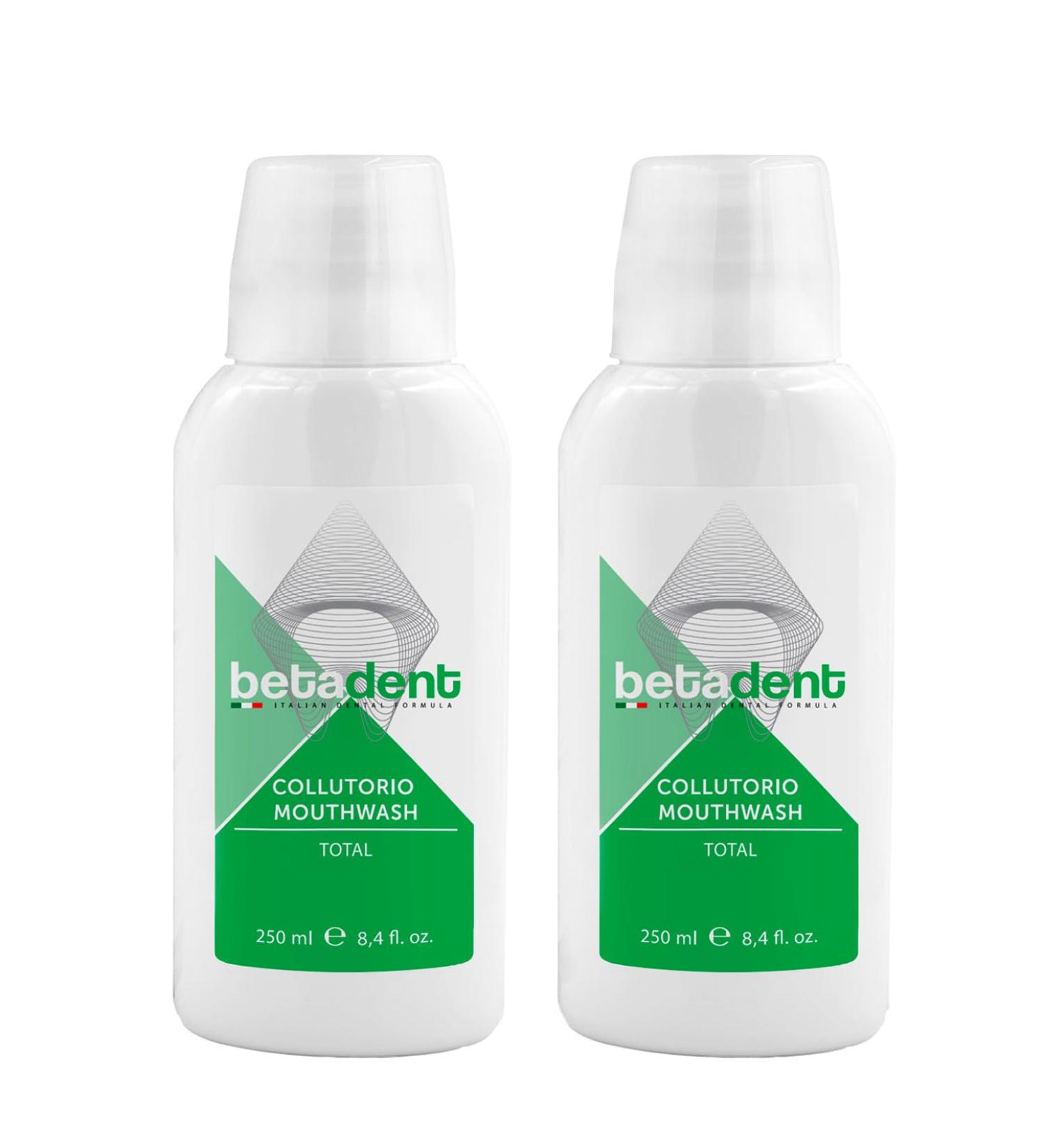 Buy BetaDent Set: 2 Mouthwashes (500ml) - Fight Plaque Tartar & Bad Breath Naturally! - Buy Online on GoSupps.com