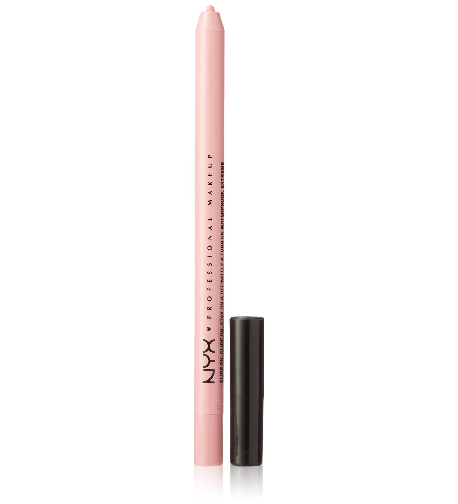 Nyx Slide On Lip Pencil Lip Liner - Timid (Baby Pink) 0.14oz - Long Lasting Formula - Waterproof - Precision Application - Buy Online on GoSupps.com