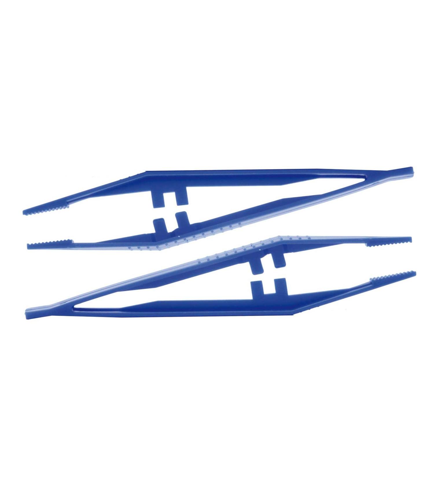 Disposable Sterile Tweezers - 100 Pieces Blue Tiga-Med Quality for Safe & Hygienic Use - Buy Online on GoSupps.com
