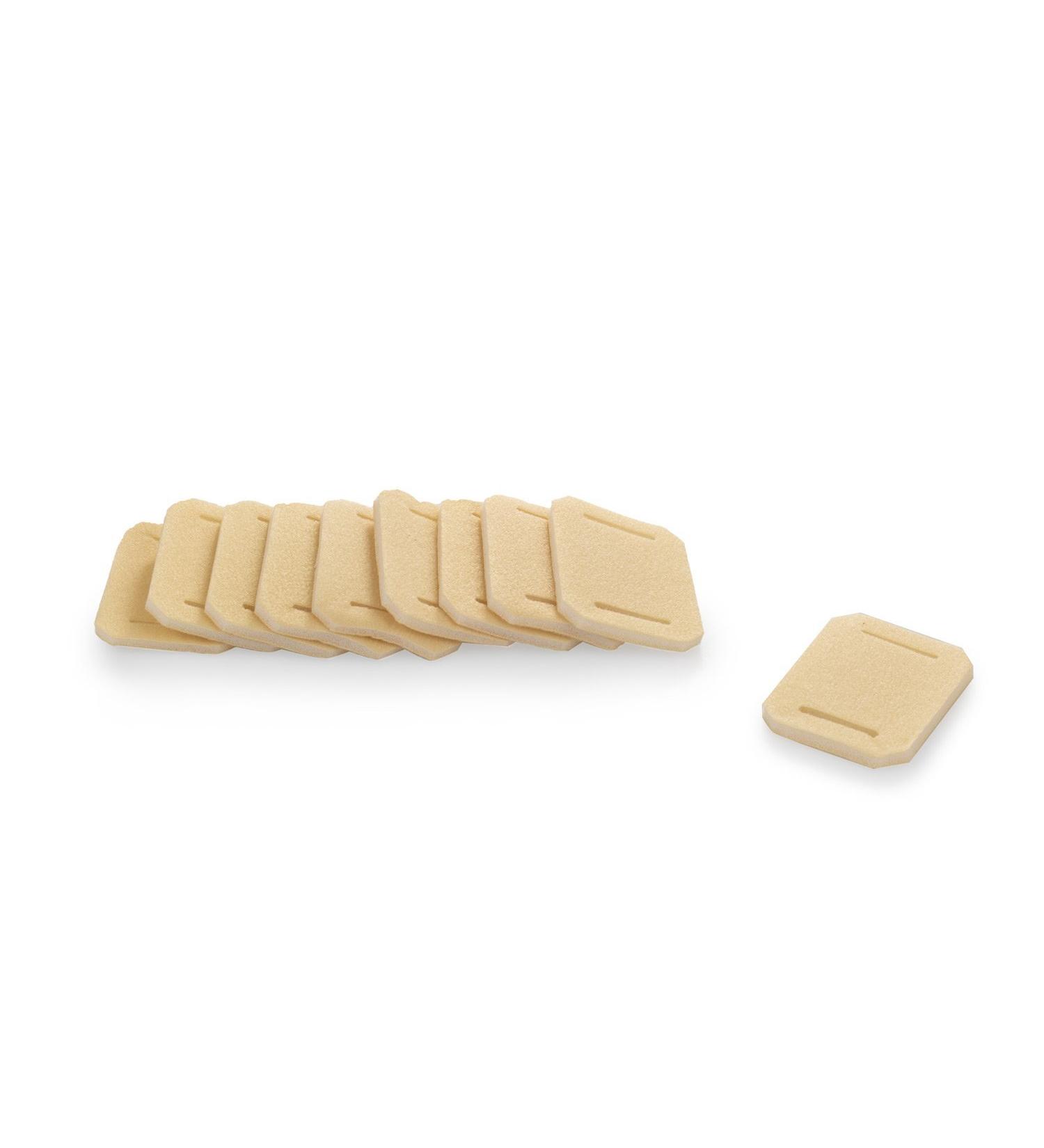 Cushion band cushion | 10 pieces | Padding for better pressure distribution and increased comfort of Velcro straps | Accessories