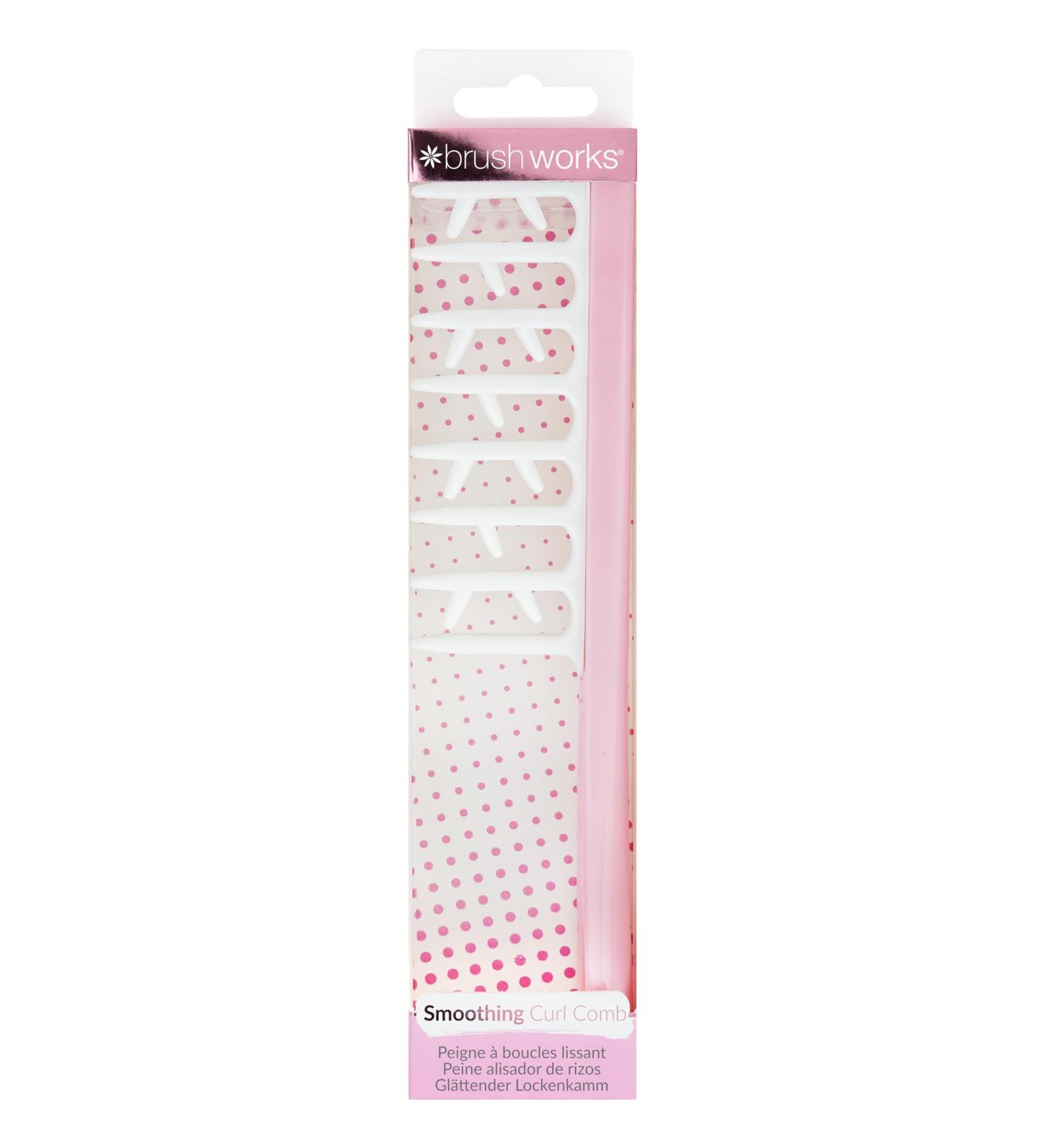 Brushworks Pink Smoothing Curl Comb - Professional Quality - Buy Online on GoSupps.com