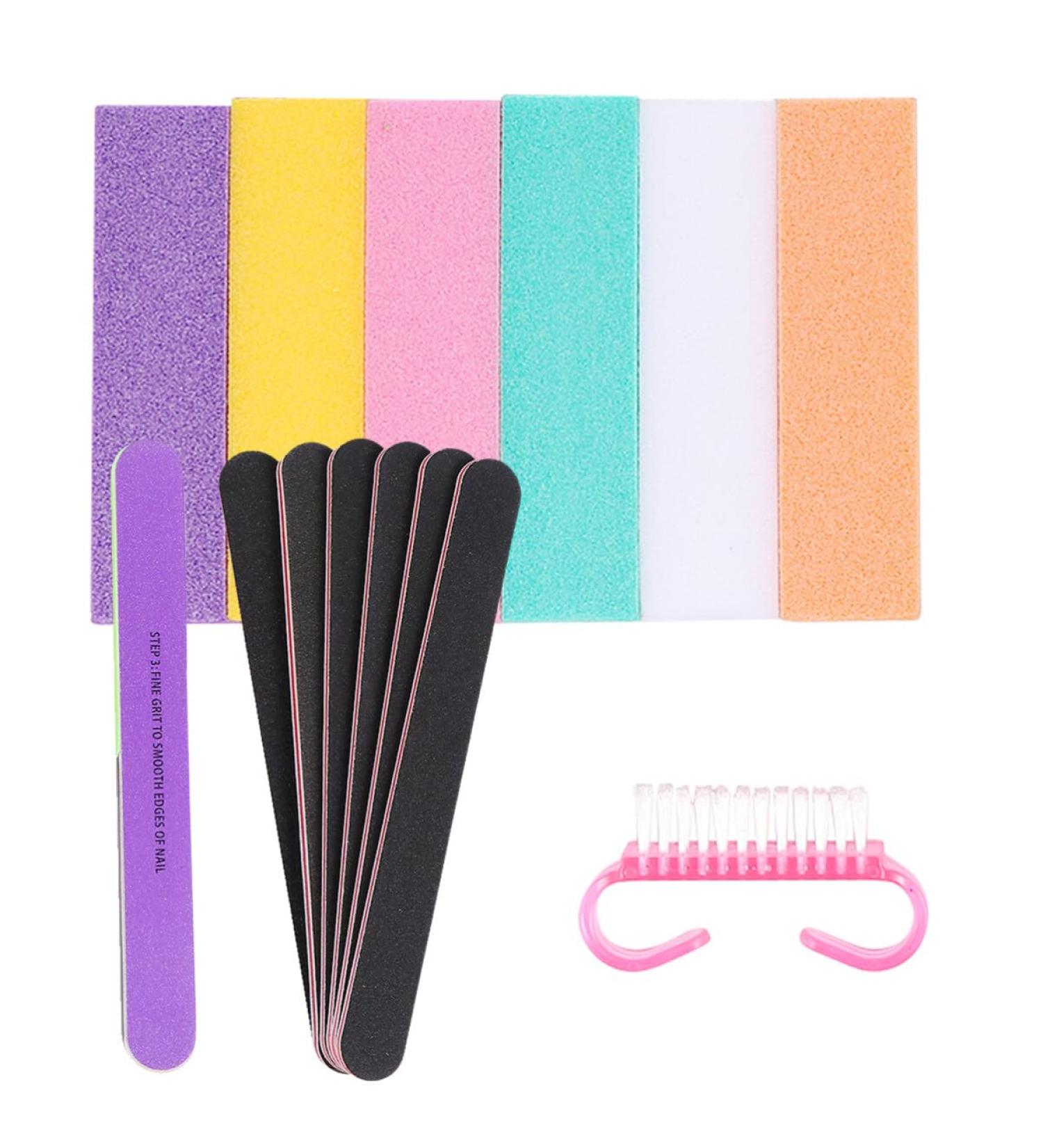 minkissy 1 Nail Polish Buffer Nail File for Natural Nails Nail Buffing Block Nail Files Boards Acrylic Nail Files Nail Buffers Natural Nails Files Nail Art King Miss Sponge 18X2cm - Buy Online on GoSupps.com