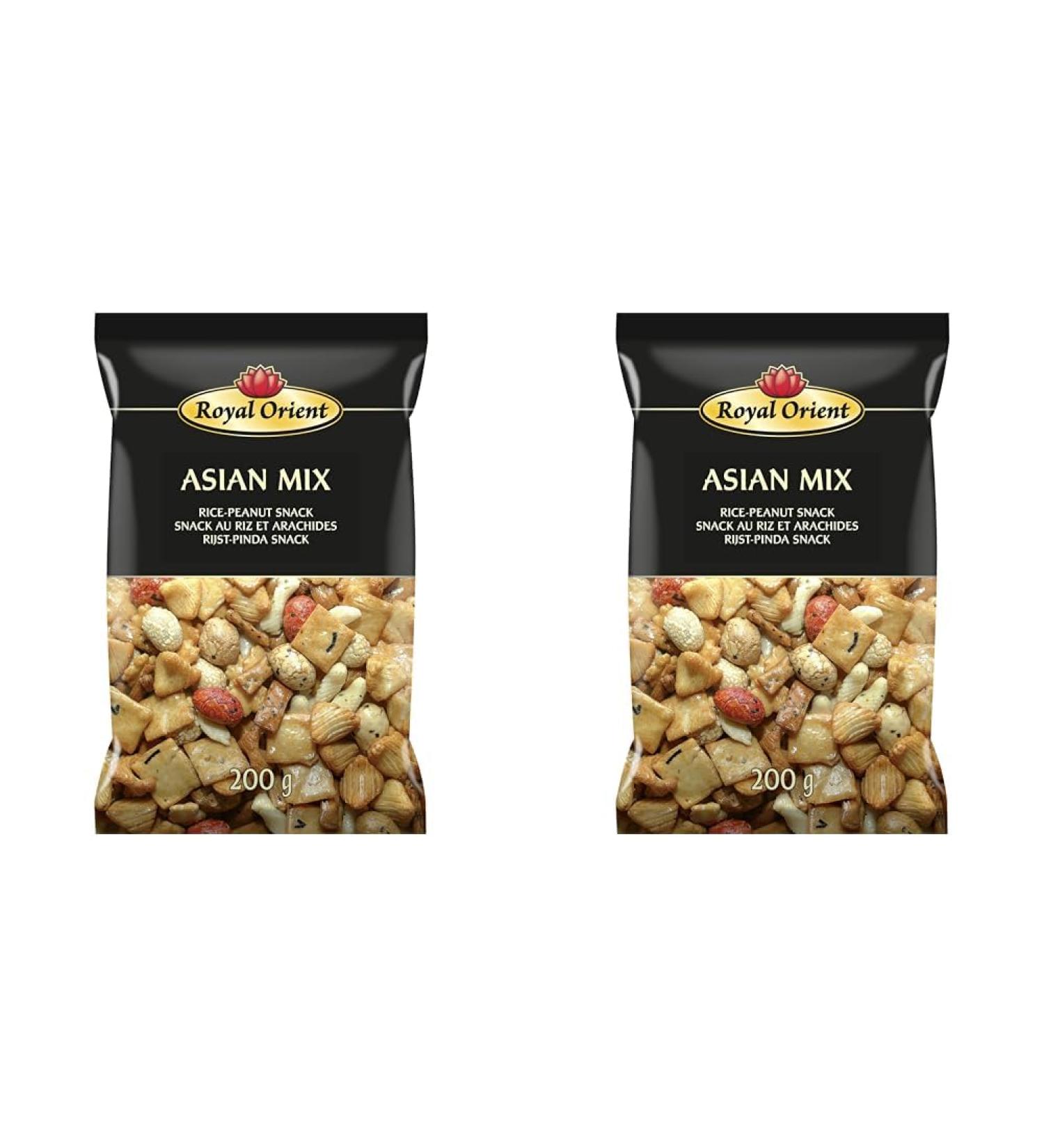 Buy ROYAL ORIENT Rice & Peanut Snacks Asian Mix - 200g Pack of 2 for International Shipping - Delicious & Crunchy Snack - Buy Online on GoSupps.com