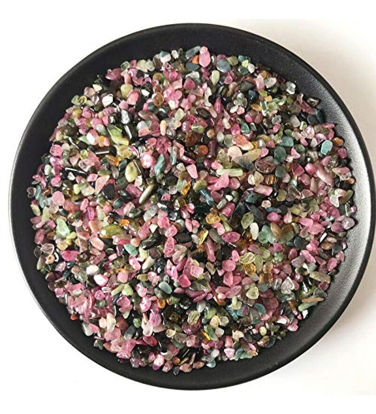 Natural Crystal Rough 50g Natural Colourful Tourmaline Gravel Original Stone Purify Stones and Crystals - Buy Online on GoSupps.com