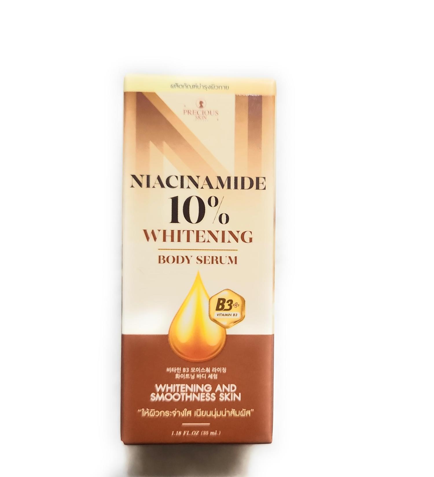 Niacinamide 10% Whitening Body Serum 35 mL Vitamin B3 - Buy Online on GoSupps.com