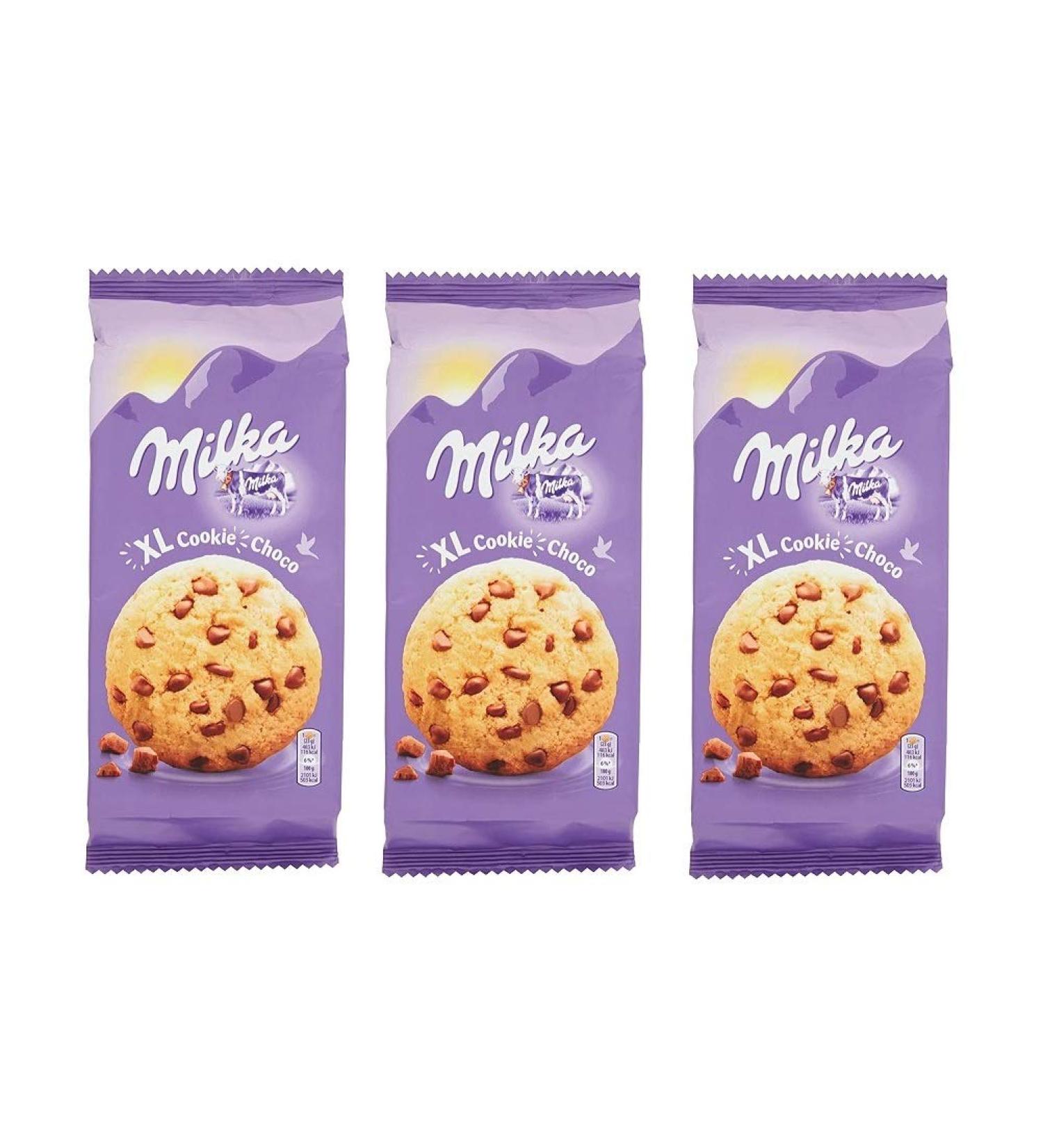 Milka Milka 3 x XL Chocolate Drops Cookies 180g