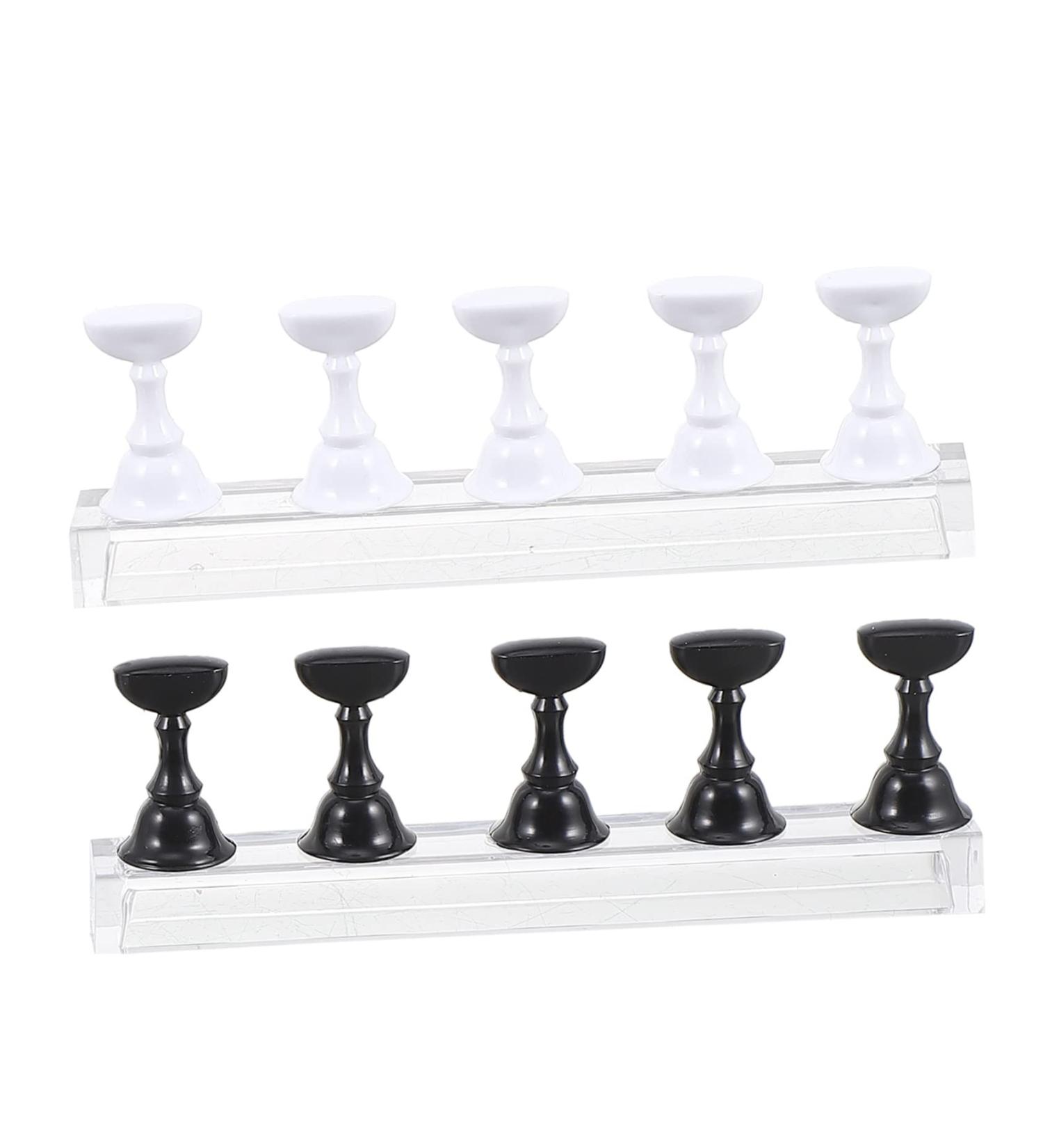 2 Sets Nail Holder Fingernail Display Stands Nail Tip Practice Holder Nail Art Practice Stands Nail Practice Stands Nail Stand Nail Practice Holder Acrylic Checkerboard Crystal - Buy Online on GoSupps.com