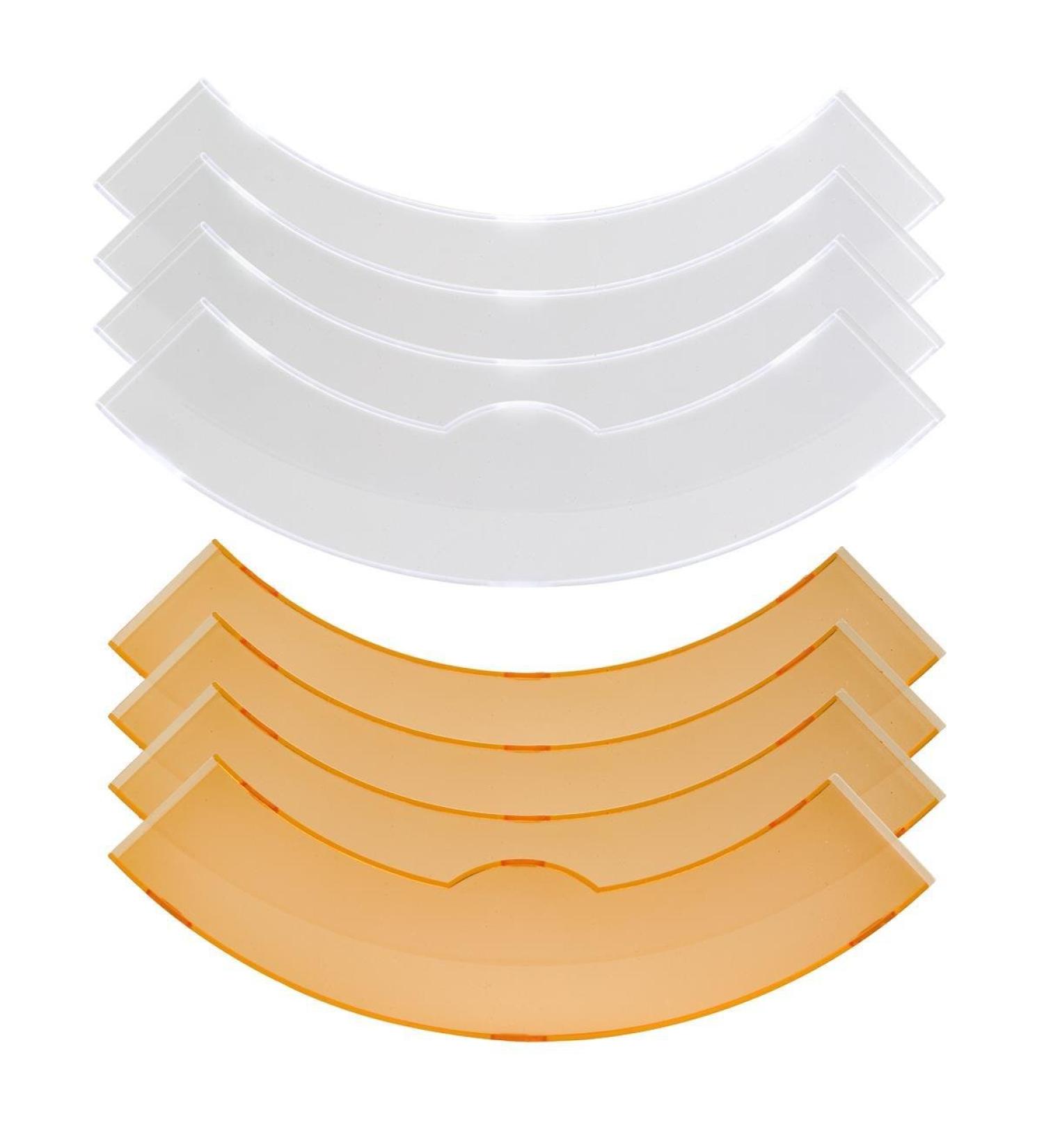 Flashpoint 13" White and Yellow Color Filter Set for The 13" Fluorescent or LED Ring Light