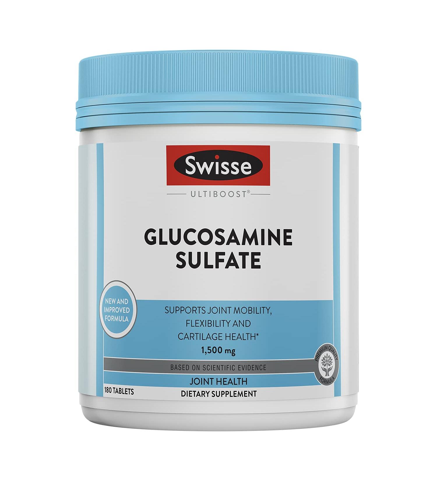 Swisse Ultiboost Glucosamine Sulfate 1500mg - 180 Tablets for Joint Health - Buy Online on GoSupps.com