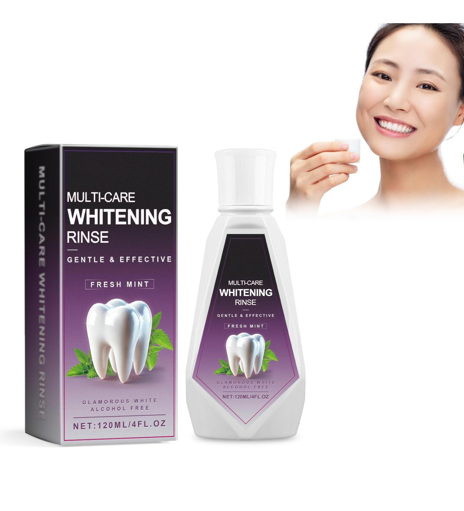  Cynamus Multi-Care - Fresh Mint Mouth Rinse - 120 ml - Daily Mouthwash - Cavity Protection - For Daily Maintenance and Cleaning - Fights Bad Breath - Buy Online on GoSupps.com