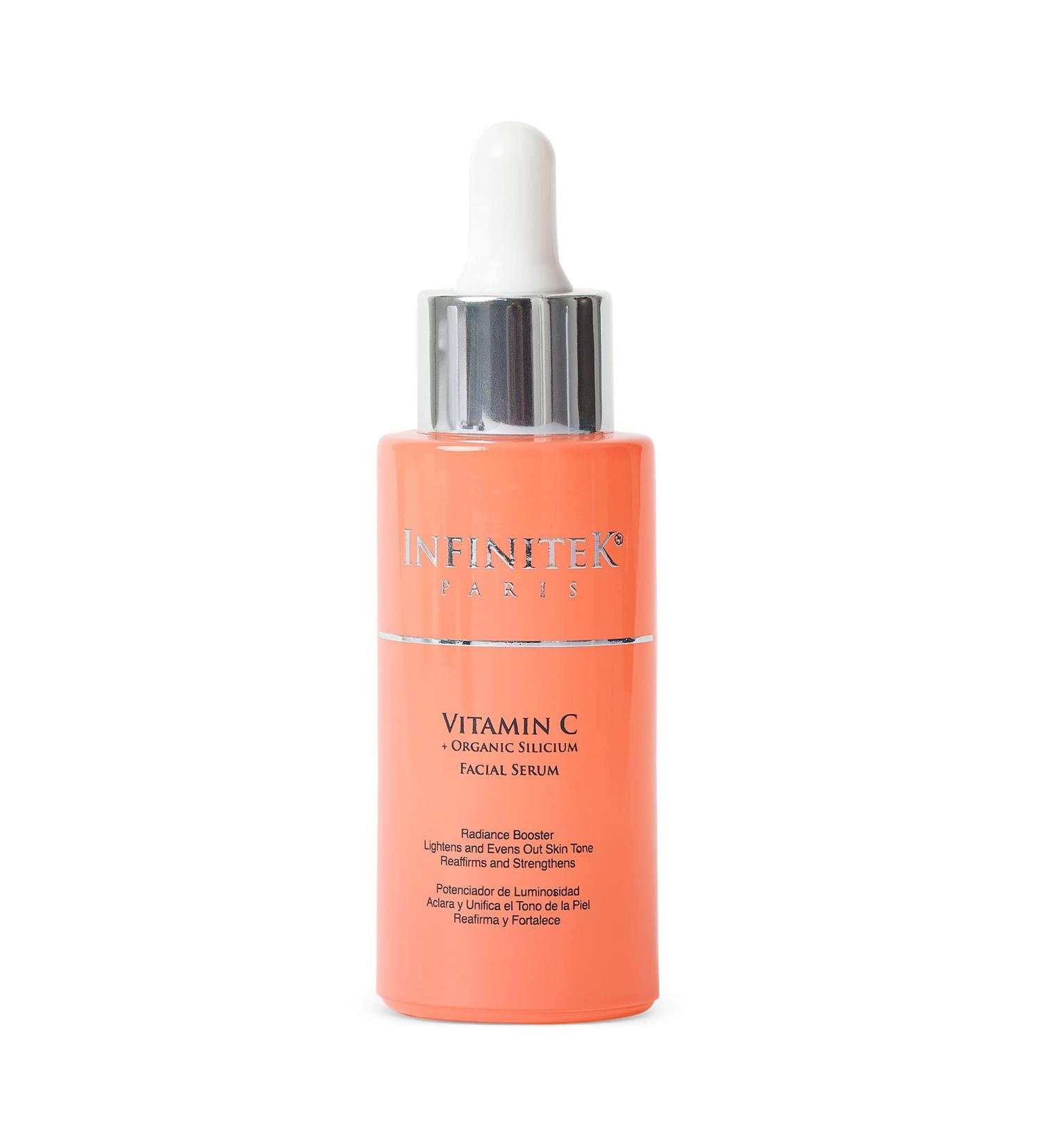 Infinitek Paris Vitamin C Serum with Green Tea & Ginseng - 1 Fl Oz | Skin Care Facial Product - Buy Online on GoSupps.com