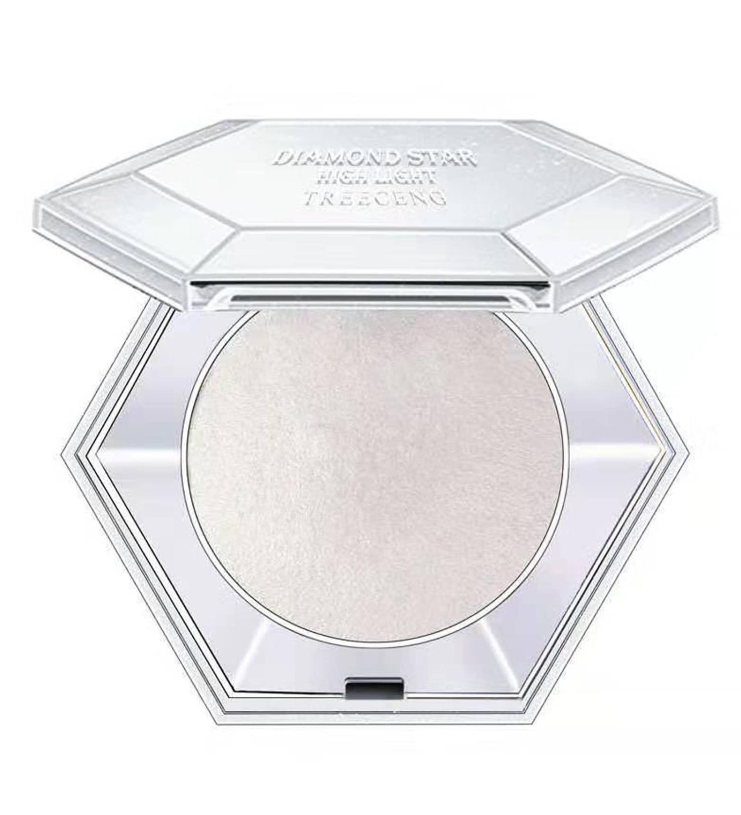 Diamond Highlighter Palette - Long-Lasting Glitter Shimmer for Face & Body Makeup | Fluorescent Diamond White Highlighter - Buy Online on GoSupps.com