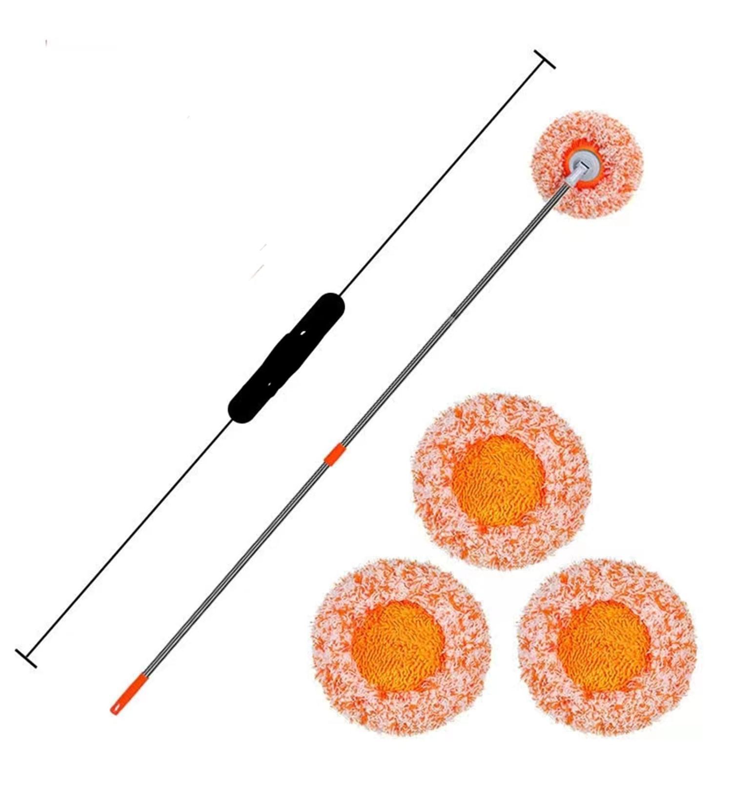 Intellect Mop 360 Rotatable Adjustable Cleaning Mop 2024 New Extendable Wall Cleaning Mop 3 Reusable Heads for Floor (59in) - Buy Online on GoSupps.com