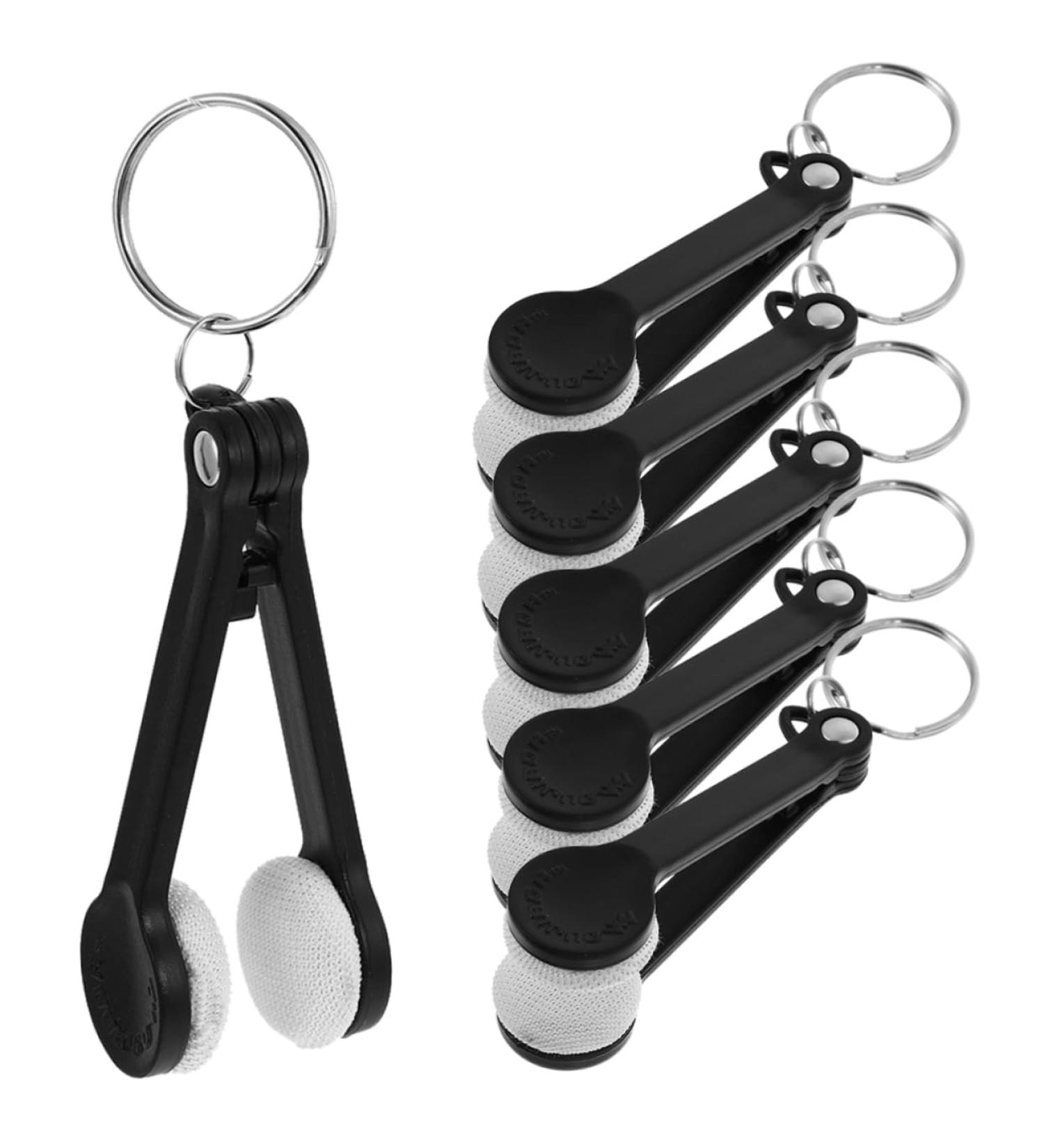 FOMIYES 6pcs Glasses Wipe Keychain - Multi-Function Eyeglasses Cleaner & Lens Wiping Tools - Buy Online on GoSupps.com