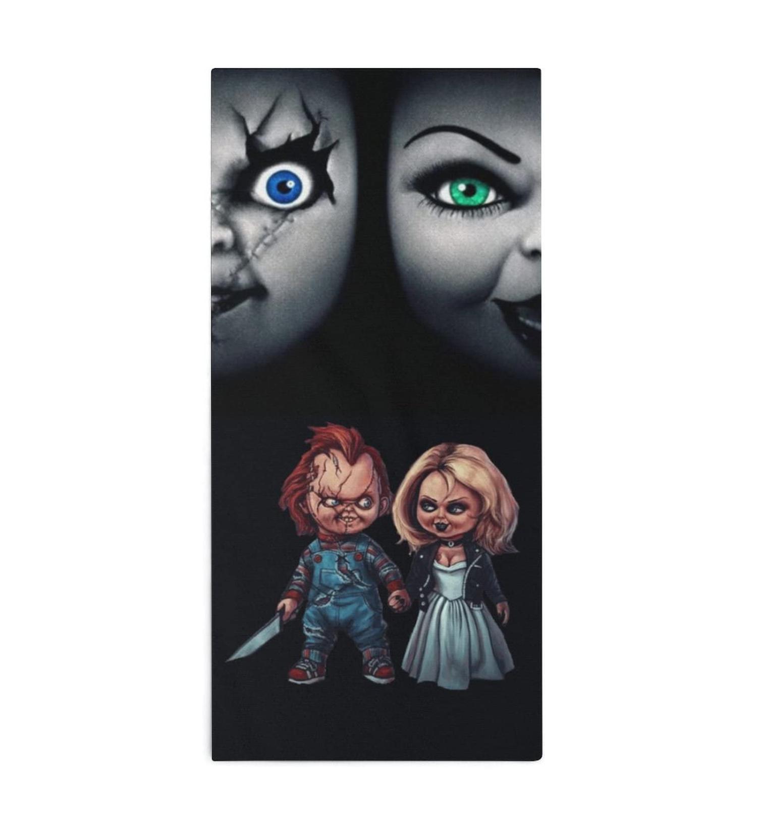 Horror Chucky Microfiber Washcloth Towel - Absorbent & Soft Bath Towel 28.7 x 13.8 Inches - Buy Online on GoSupps.com