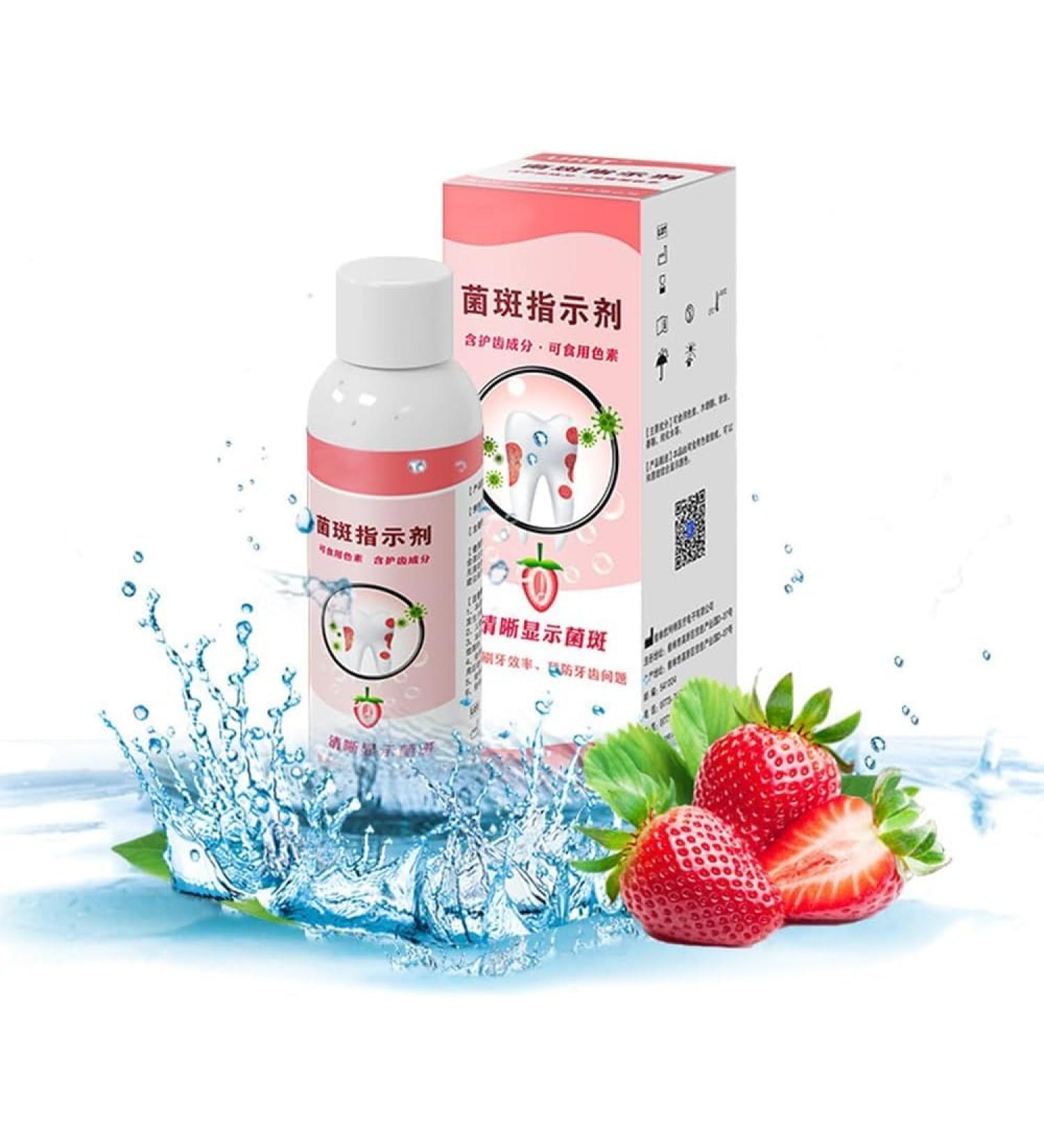 60 ml Dental Plaque Detection Indicator | Oral Tartar Test for Kids & Adults | Improve Tooth Hygiene - Buy Online on GoSupps.com