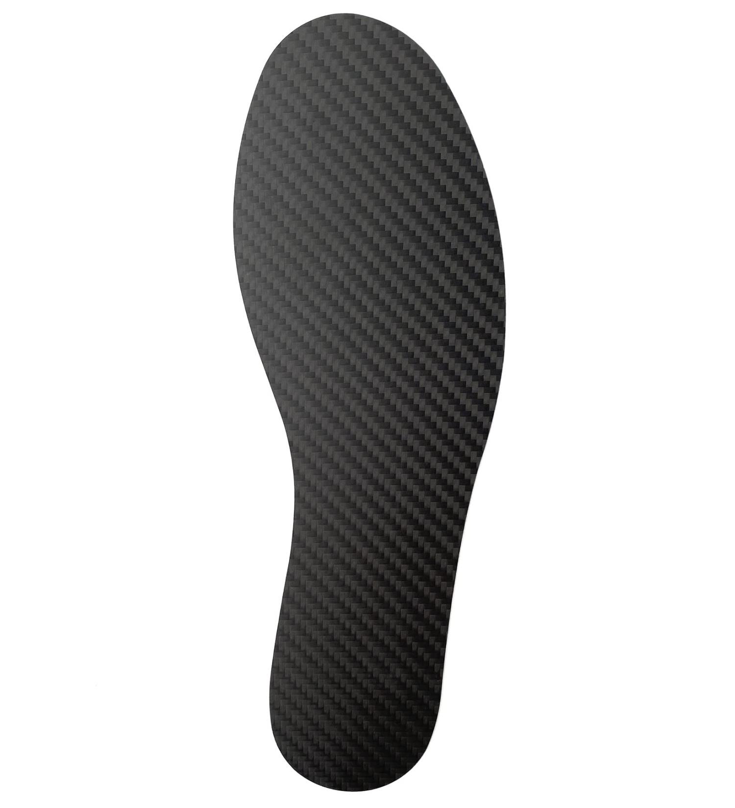 Carbon Fiber Shoe Insole - Semi-Rigid Insert for Comfort | Fits Men Size 8 & Women Size 9 | 24.5cm - Buy Online on GoSupps.com