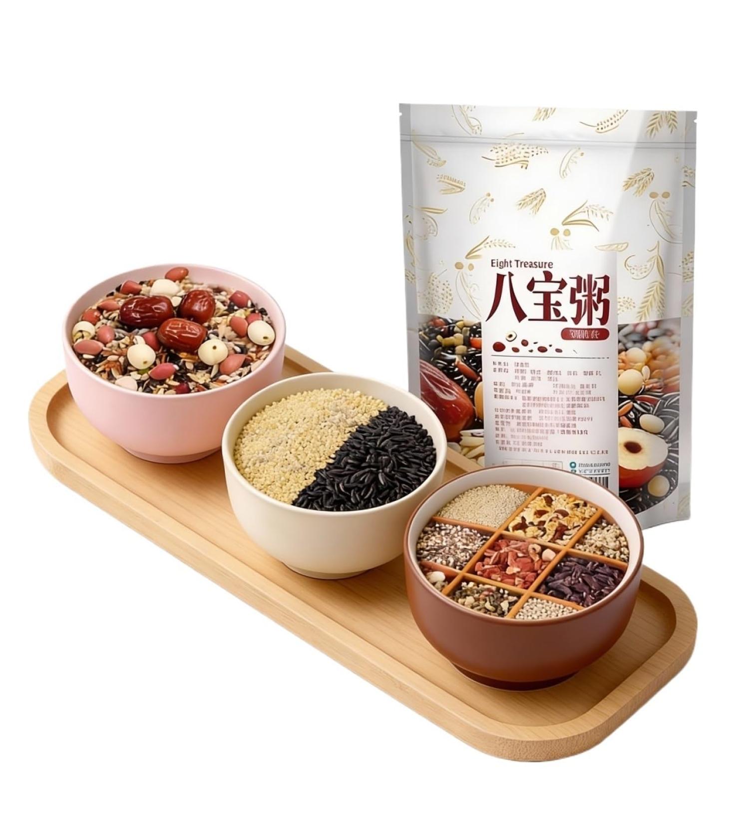 M lange De Bouillie Aux Huit Tr sors Ingr dients Laba Congee Assortiment De Grains Entiers Petit D jeuner Sain Et Facile Cuisiner 500g X 3 - Buy Online on GoSupps.com