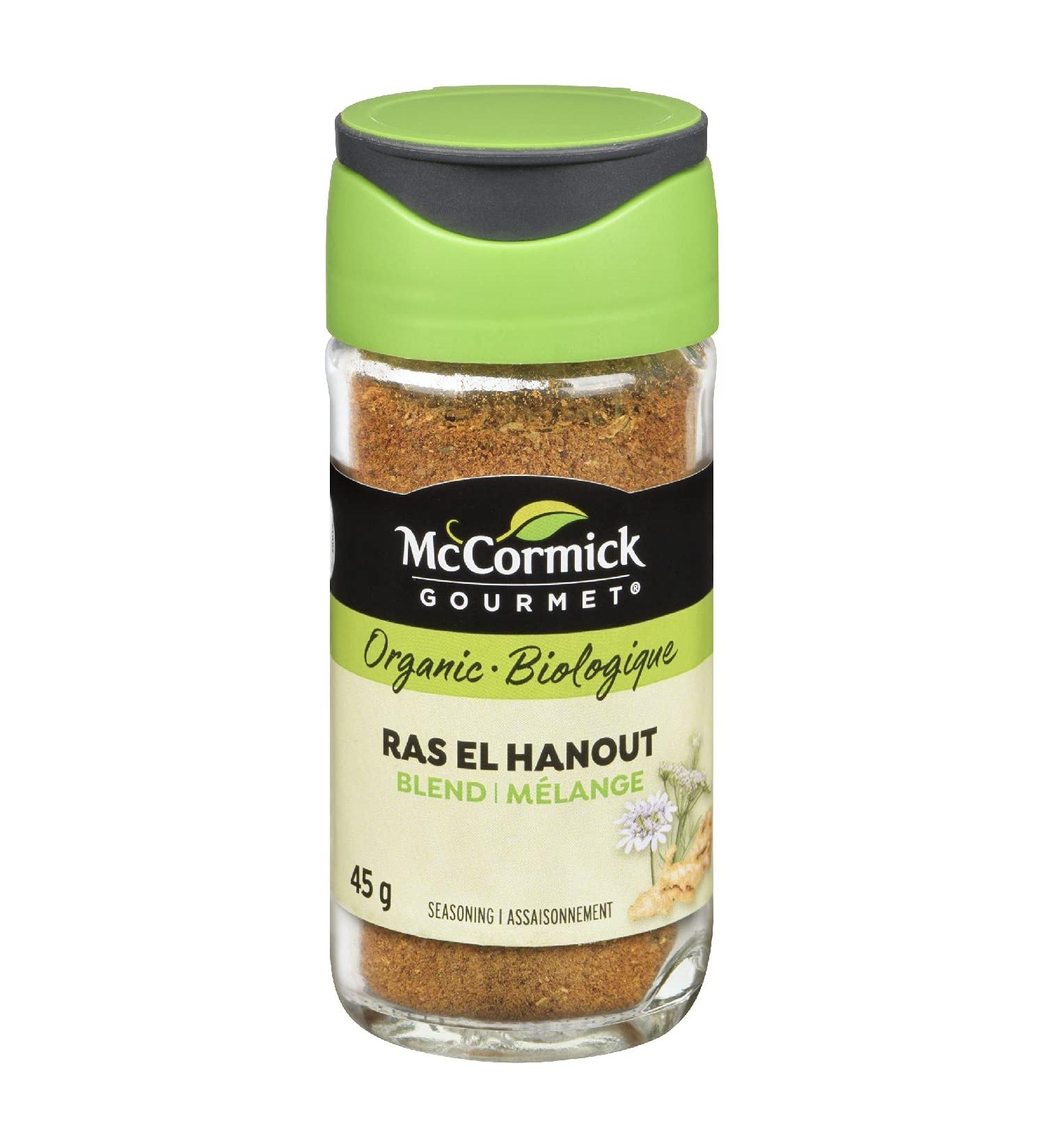 McCormick Gourmet Premium quality Natural Herbs & Spices Organic Ras El Hanout Moroccan Seasoning 45g - Buy Online on GoSupps.com