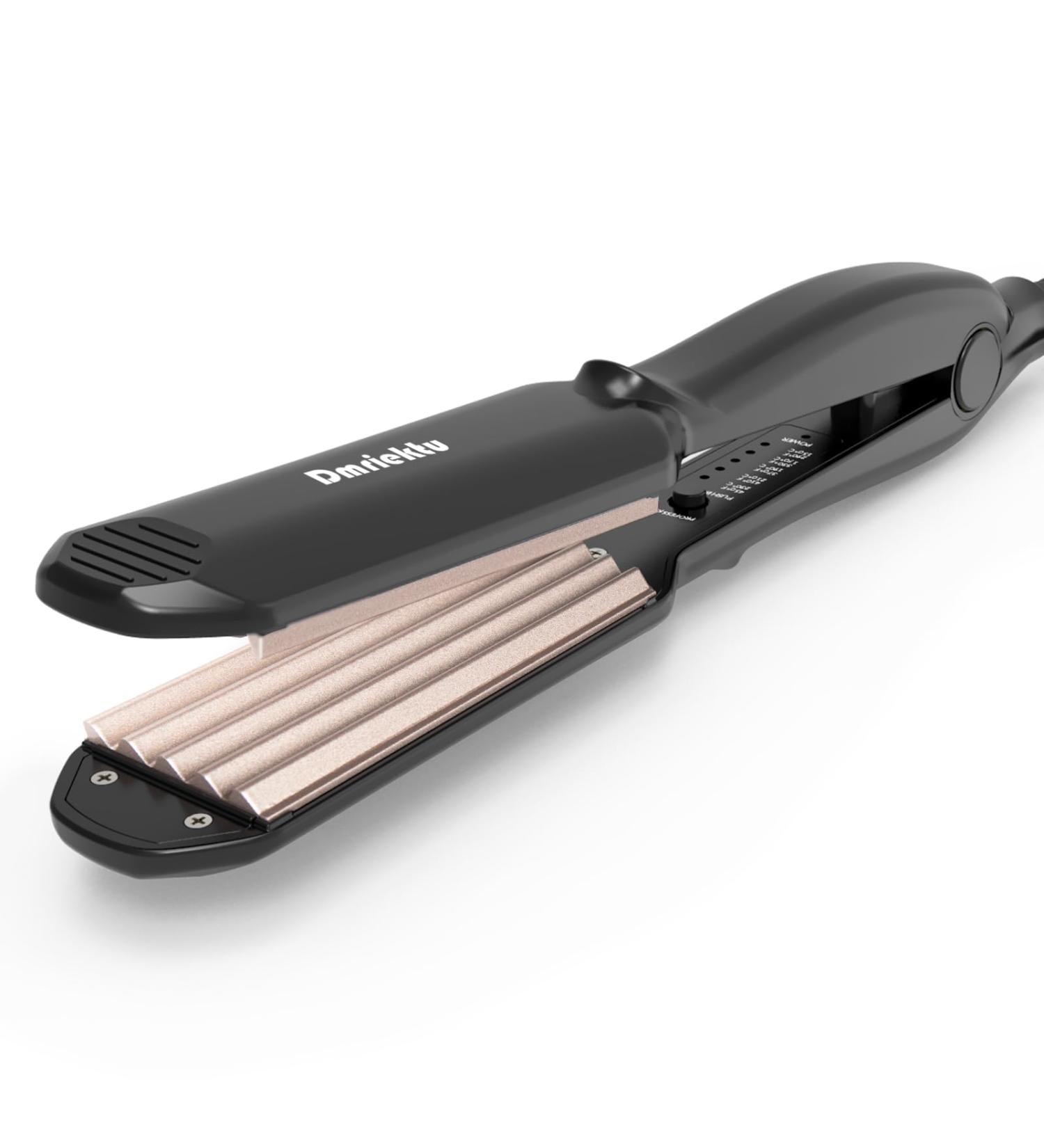 Dmriektu Hair Crimper for Volumizing Fluffy Hairstyle Crimper Hair Iron with Ceramic Plates Crimping Iron Tool for Women Girls Hair Waver Dual Voltage Auto Off - Buy Online on GoSupps.com