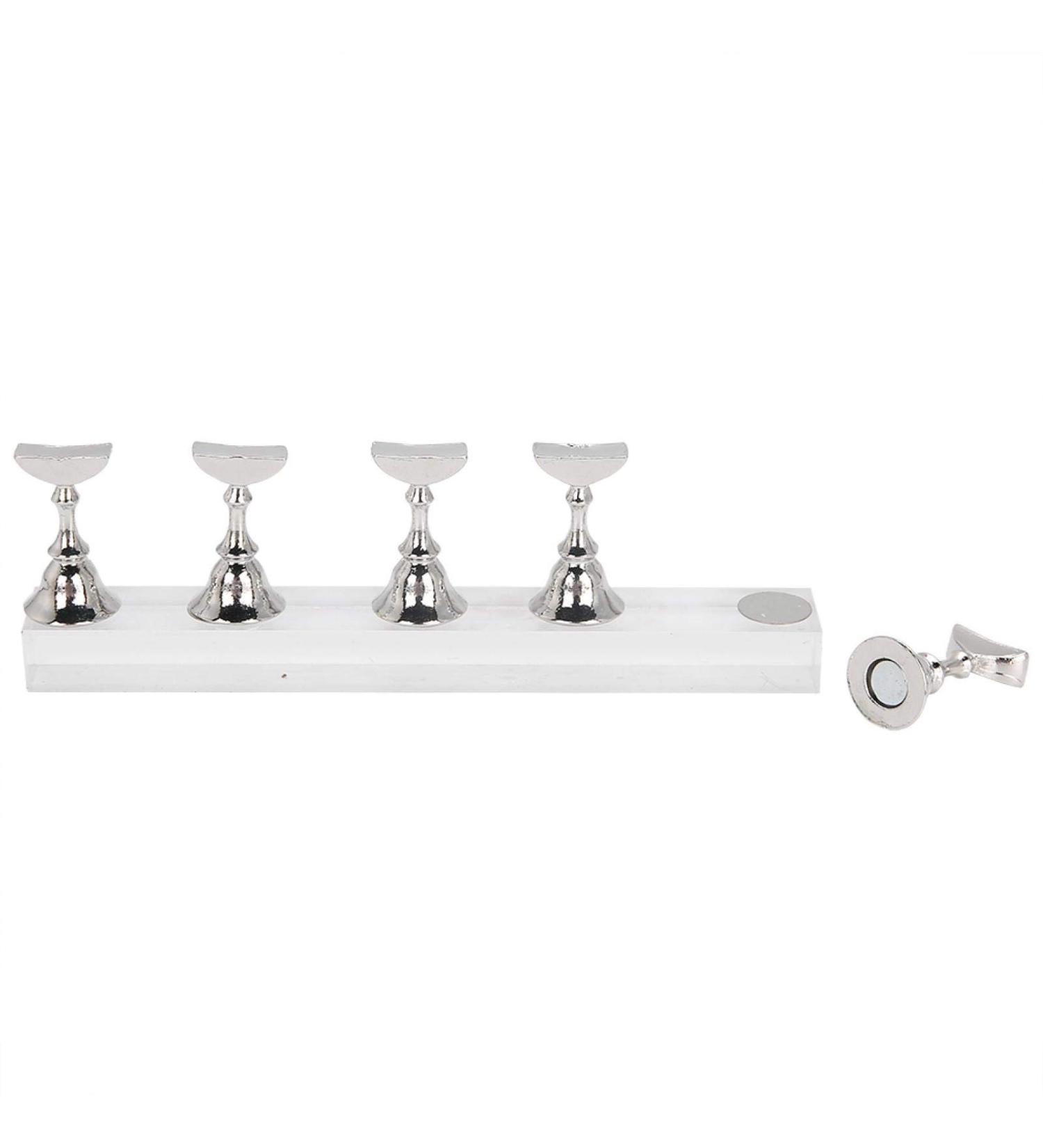 Proper Size Magnetic Nail Tips Holder Nail Art Display Stand High-Quality Materials for Home Beauty Salon Manicure Store Salon Shop(6#Set) - Buy Online on GoSupps.com