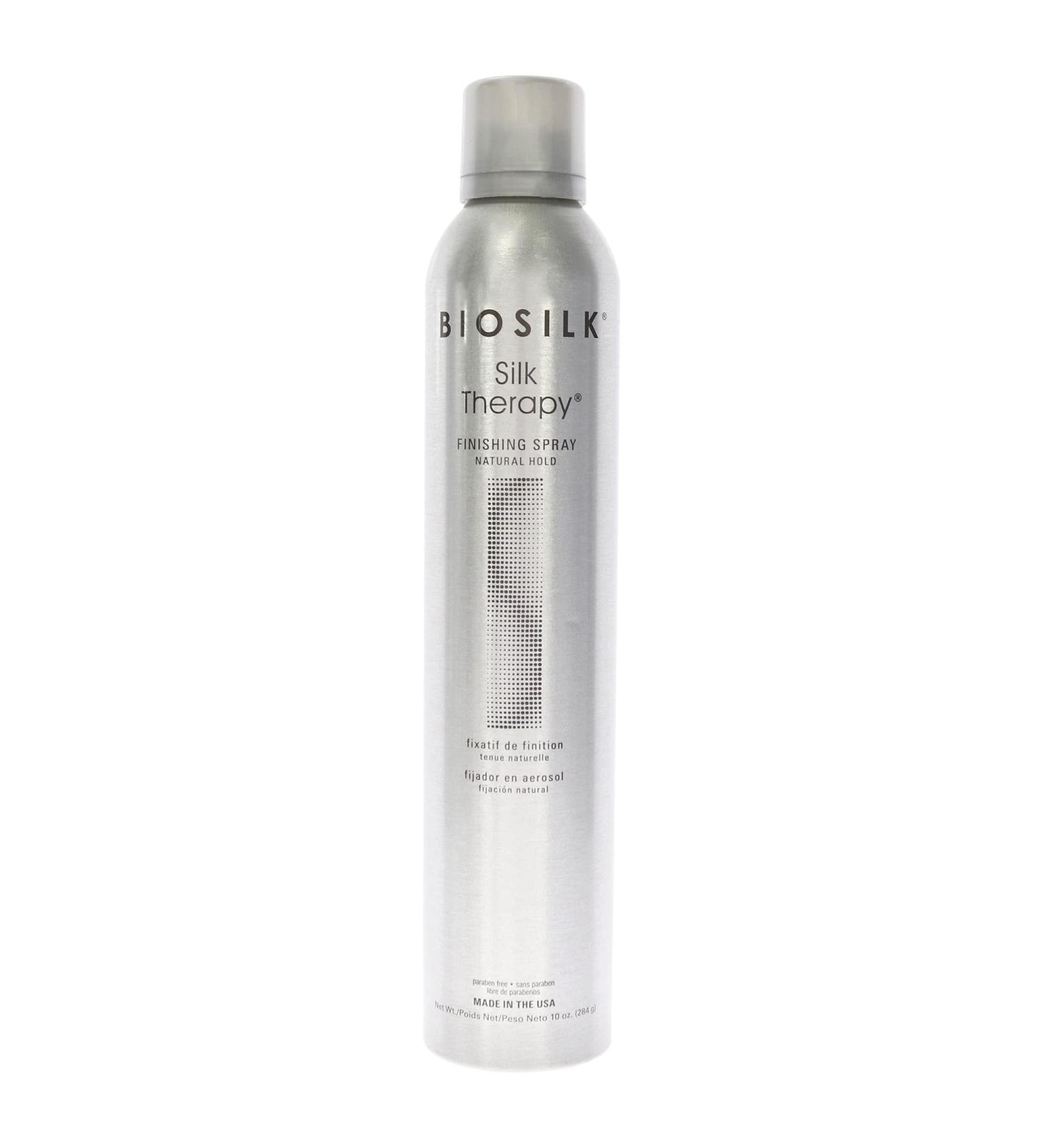 BioSilk Silk Therapy Natural Hold Finishing Hair Spray 10 Oz - Unisex - Buy Online on GoSupps.com