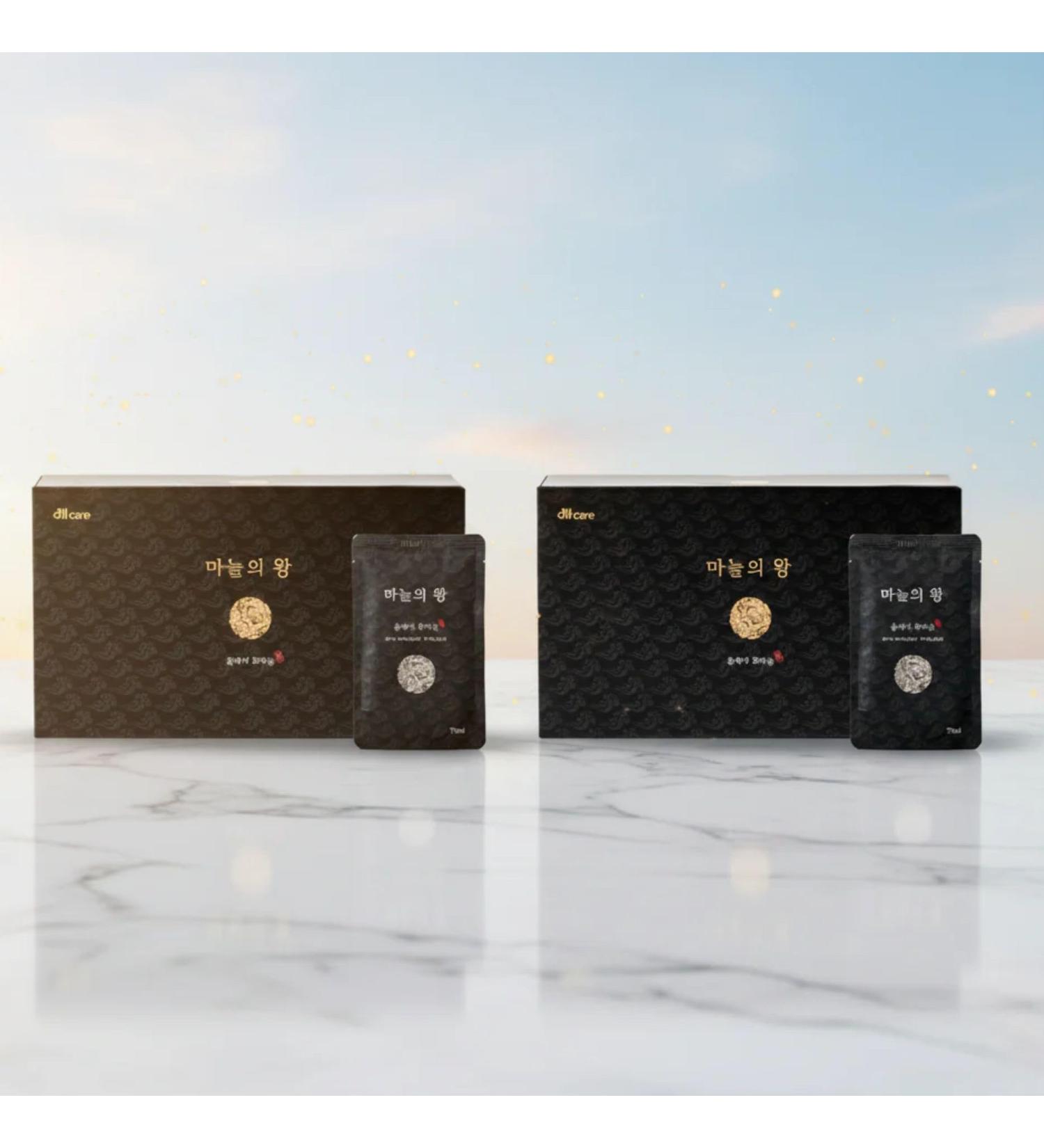 KPurity All Care Black Garlic Extract The King of Garlic 2 Boxes 30 Pouches x 70ml Antioxidant-Rich - Buy Online on GoSupps.com