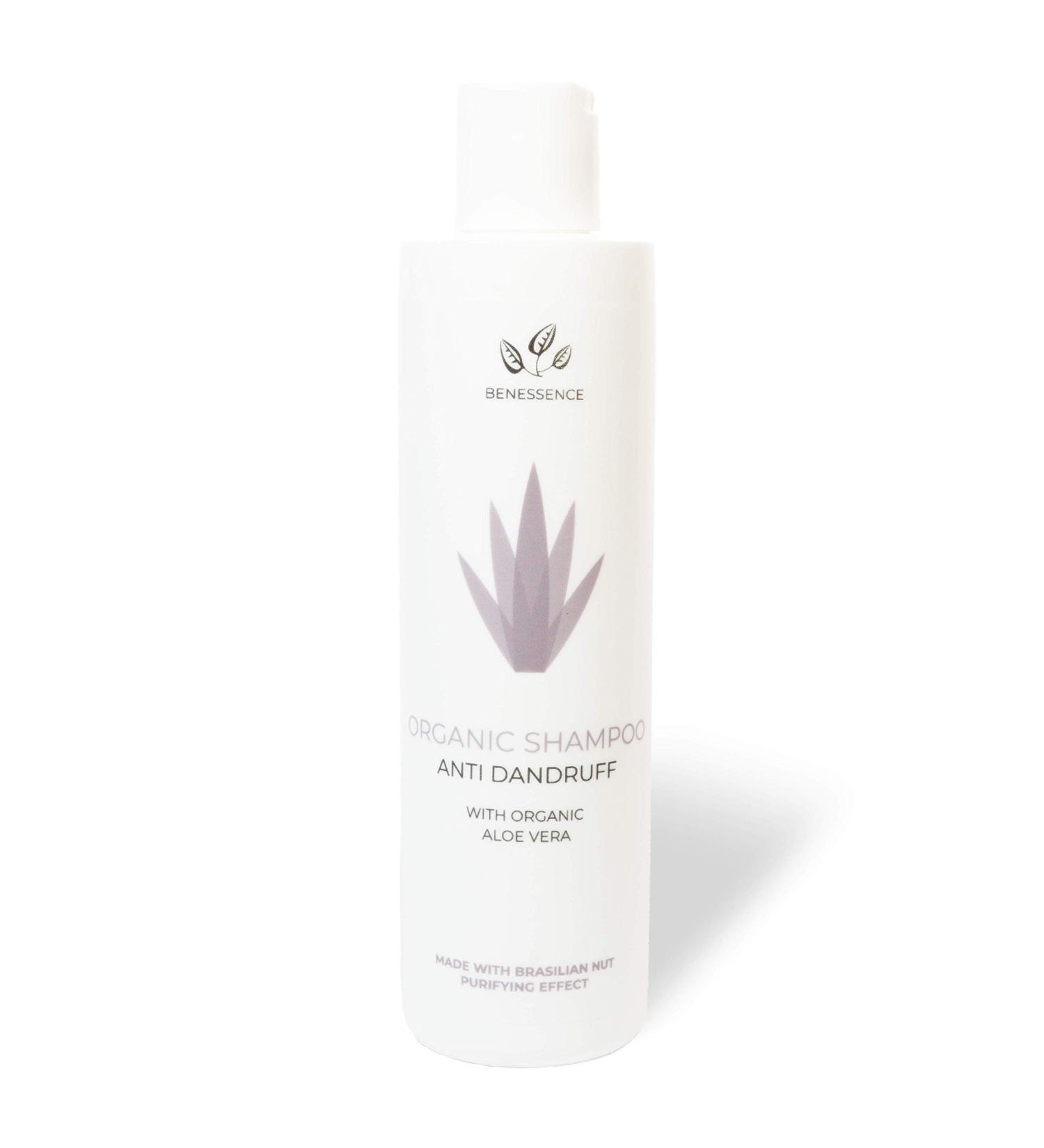 Benessence - Organic Anti-Dandruff Shampoo with Aloe Vera 250 ml - Buy Online on GoSupps.com