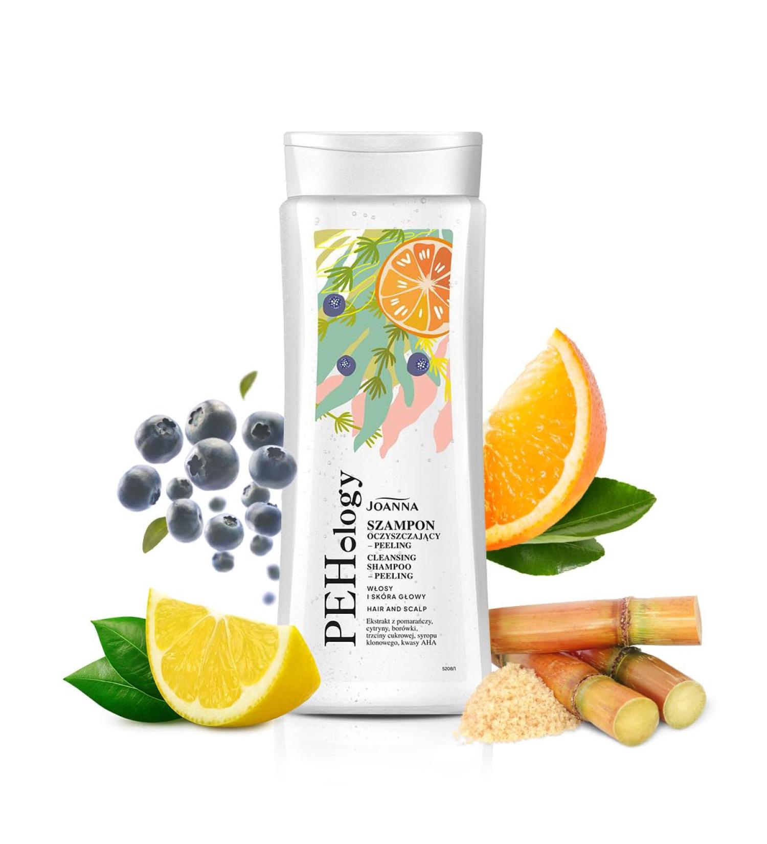  Joanna JOANNA PEHology Hair Care Shampoo 300ml - Deep Cleansing Shampoo for Dry Hair - Exfoliating Shampoo for Hair and Scalp - Buy Online on GoSupps.com