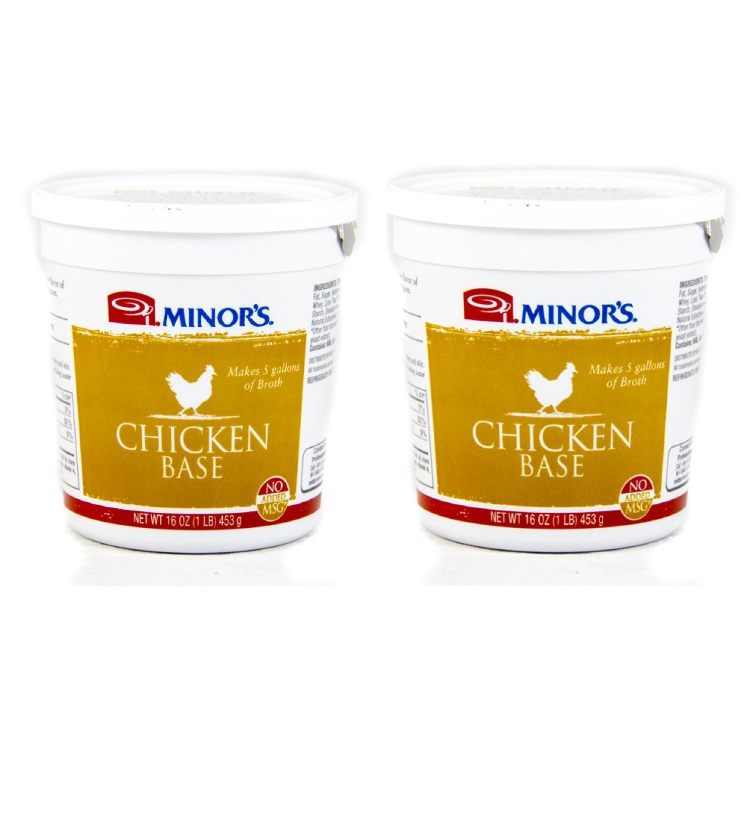 Minor's Original Formula Chicken Base - 16 Oz (Pack of 2) | Premium Quality Seasoning Mix - Buy Online on GoSupps.com